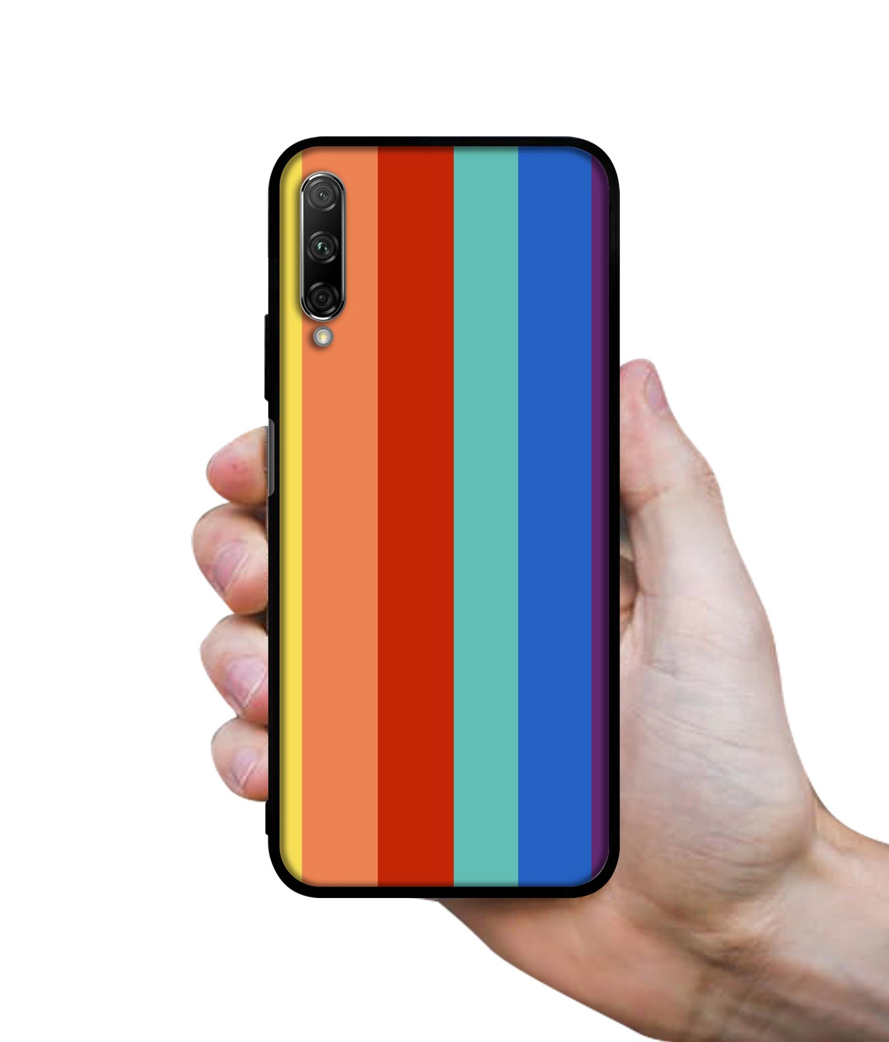 Rainbow Colors Designer 2D Printed Back Case Cover for Honor 9X Pro 4G / Huawei Y9 Prime 4G