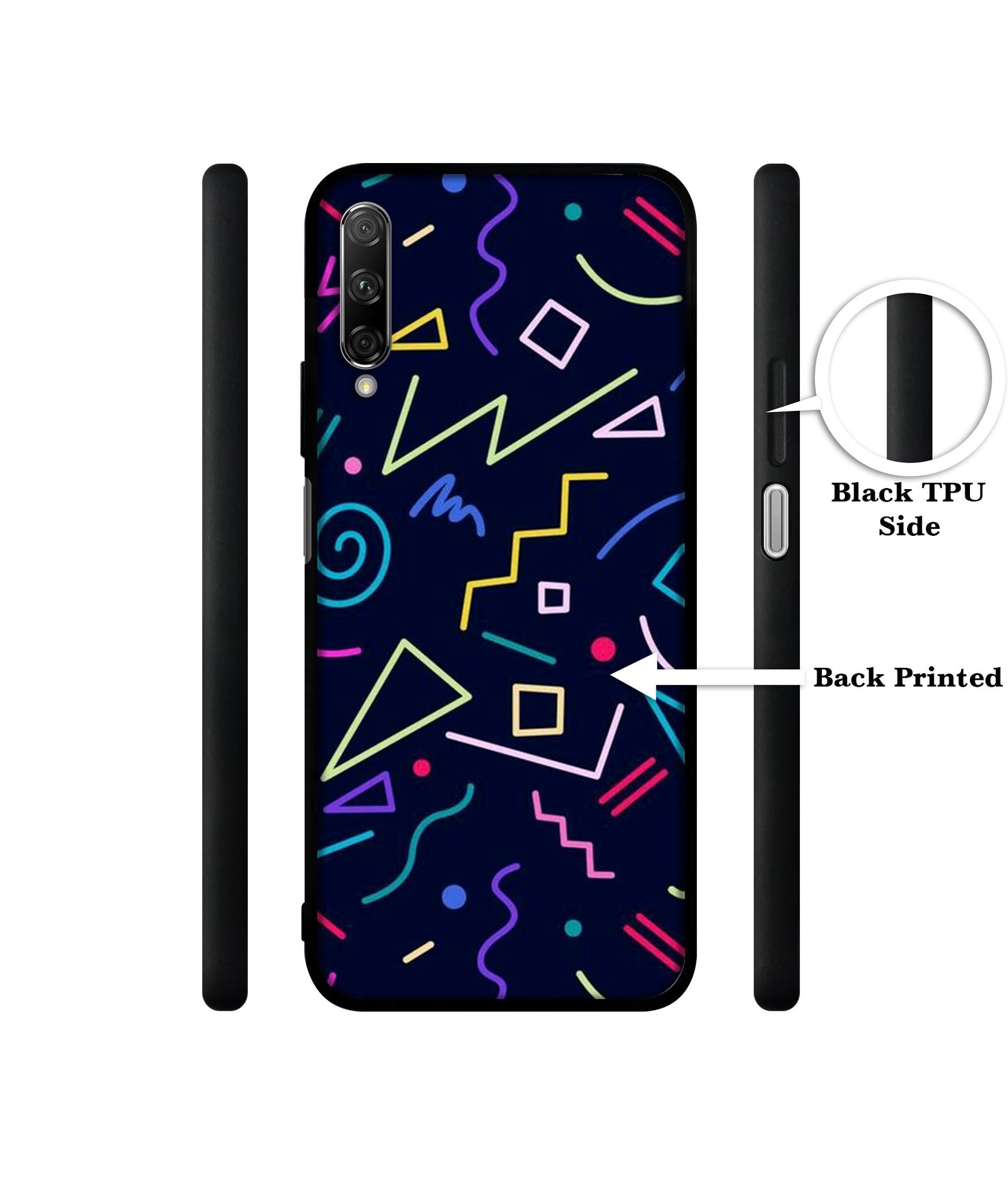 Retro Abstract Designer 2D Printed Back Case Cover for Honor 9X Pro 4G / Huawei Y9 Prime 4G