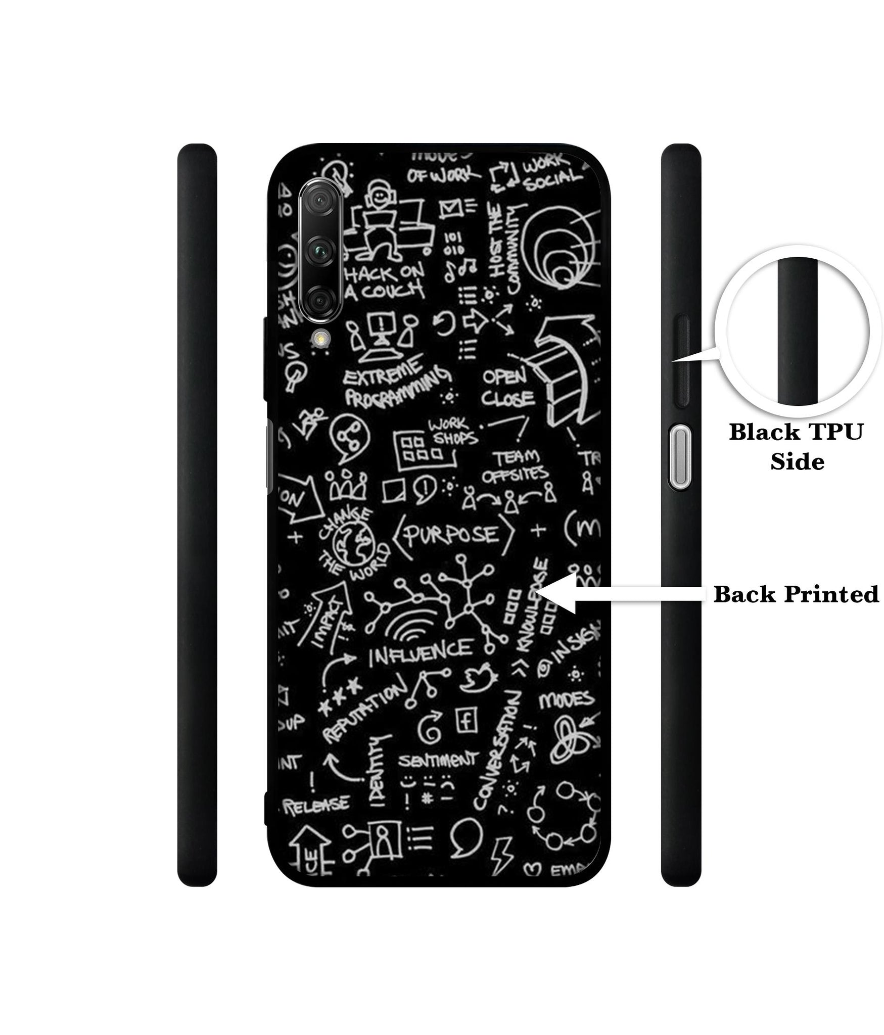 Formulas Designer 2D Printed Back Case Cover for Honor 9X Pro 4G / Huawei Y9 Prime 4G