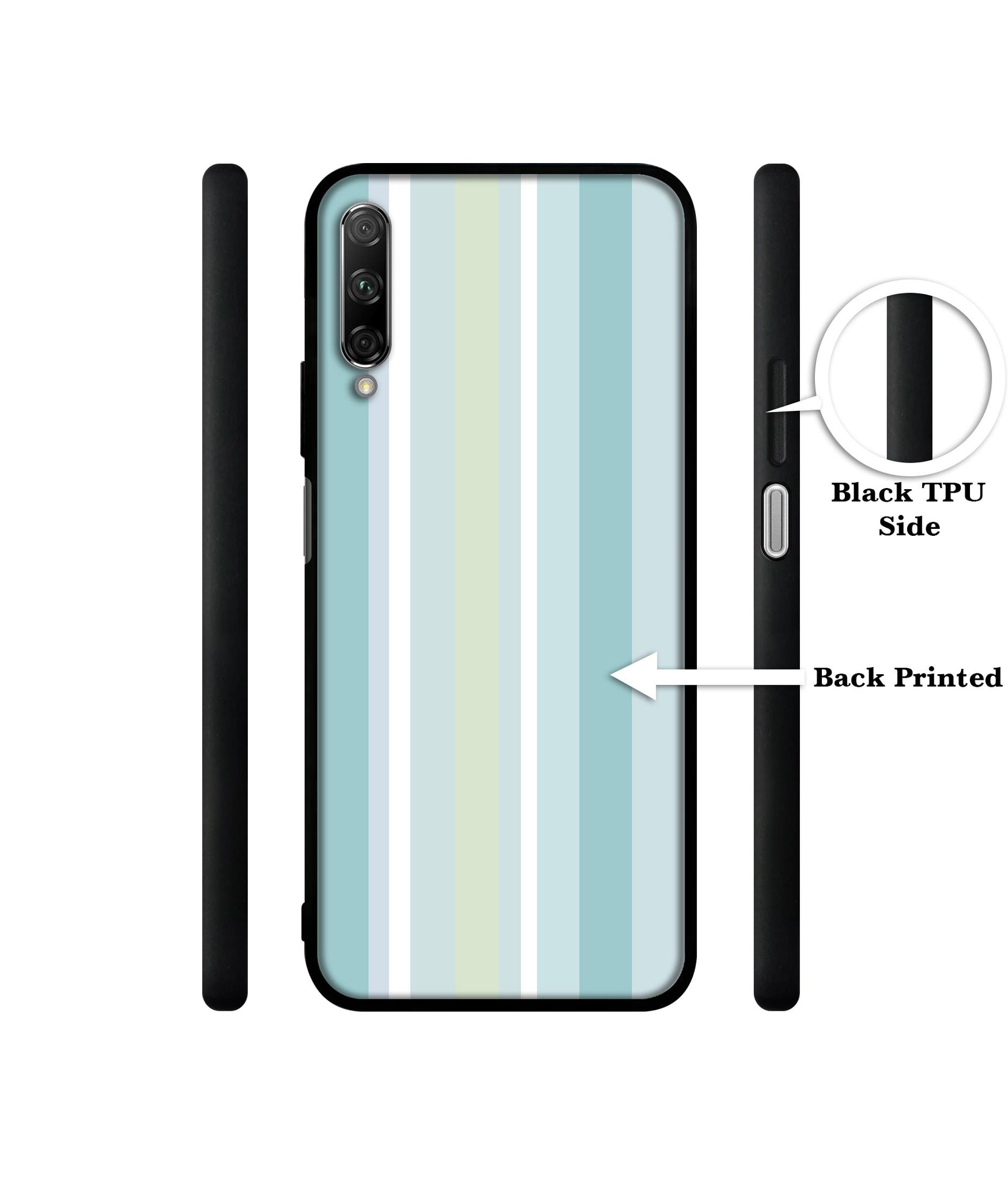 Light Green Stripes Designer 2D Printed Back Case Cover for Honor 9X Pro 4G / Huawei Y9 Prime 4G