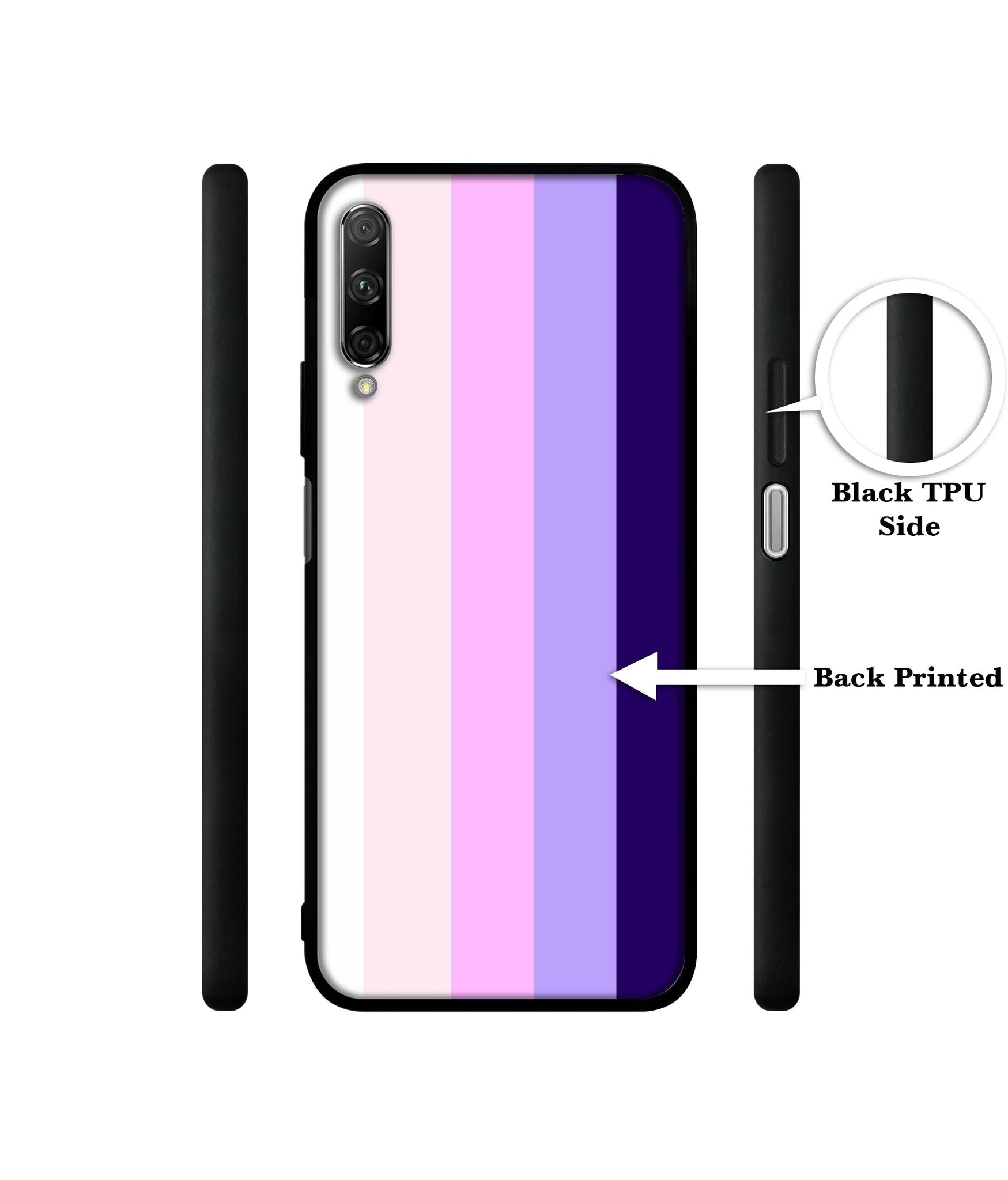 Pink and Purple Lines Designer 2D Printed Back Case Cover for Honor 9X Pro 4G / Huawei Y9 Prime 4G