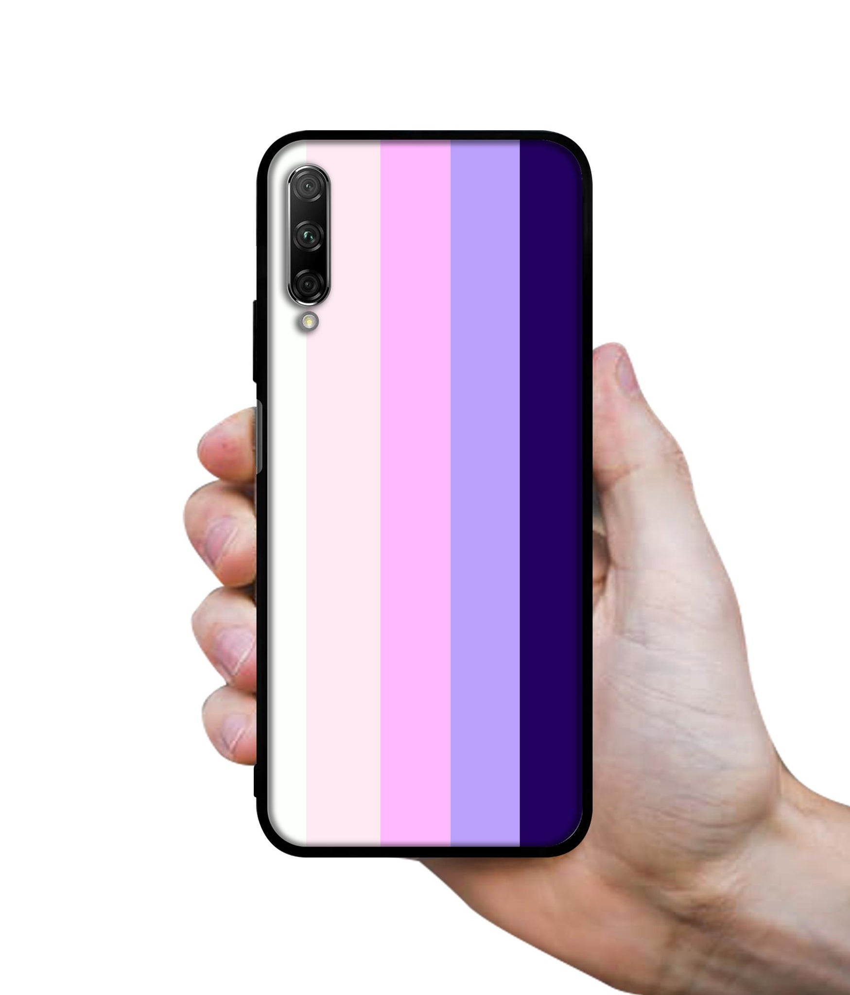 Pink and Purple Lines Designer 2D Printed Back Case Cover for Honor 9X Pro 4G / Huawei Y9 Prime 4G