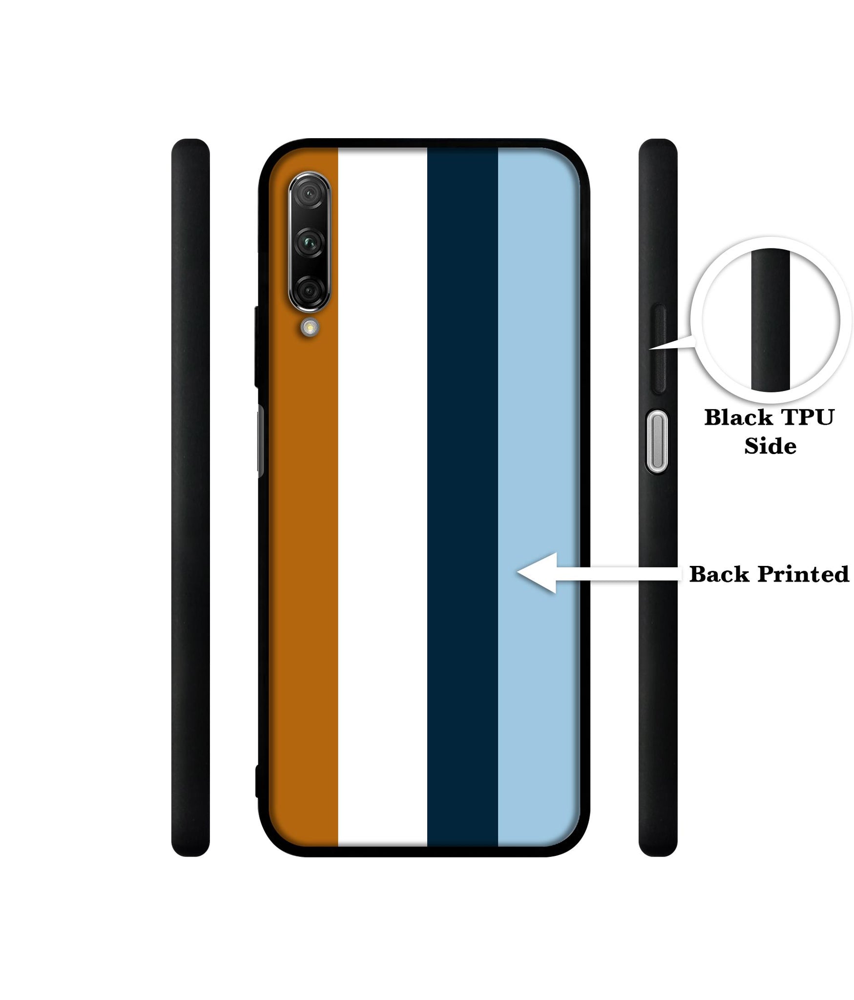 Color Stripes Designer 2D Printed Back Case Cover for Honor 9X Pro 4G / Huawei Y9 Prime 4G