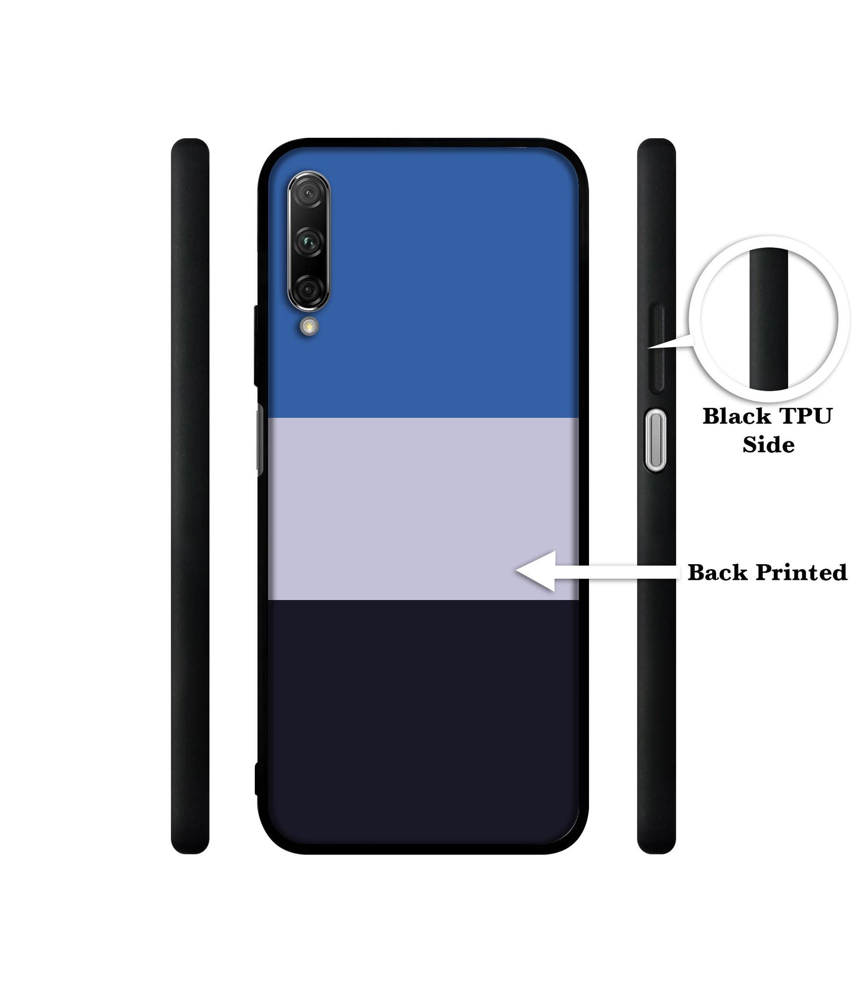 Three Color Stripes Designer 2D Printed Back Case Cover for Honor 9X Pro 4G / Huawei Y9 Prime 4G