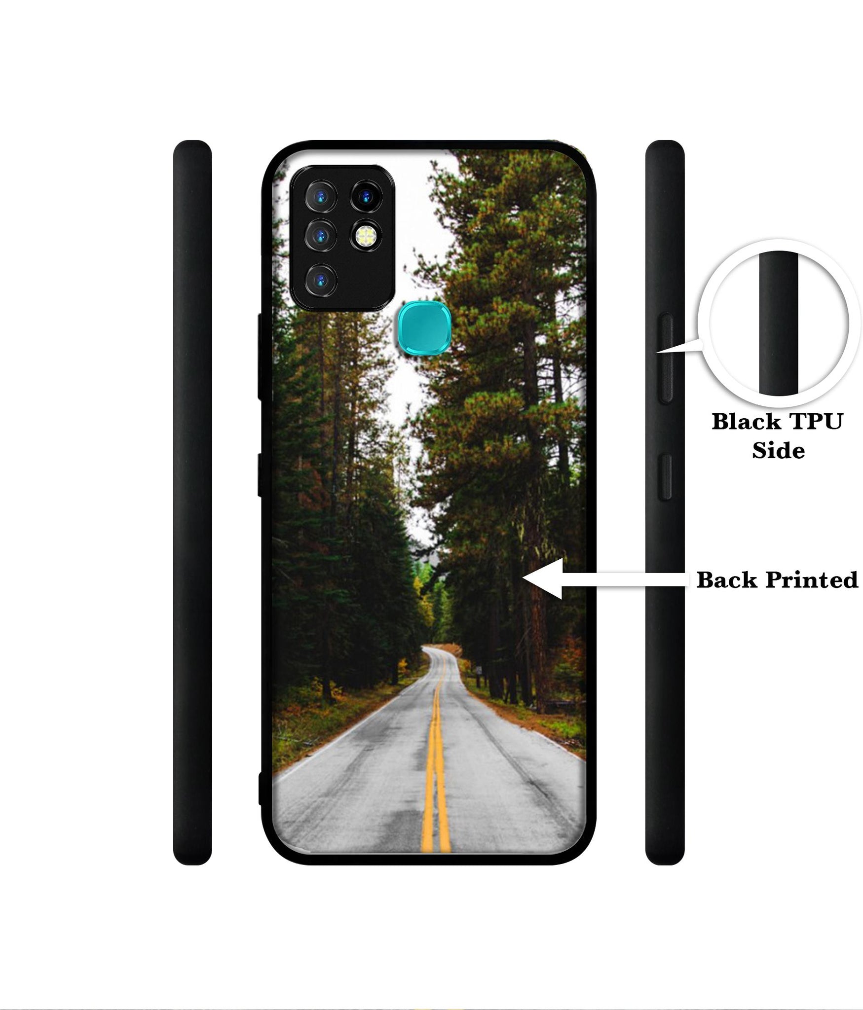 Road Photo Designer 2D Printed Back Case Cover for Infinix Hot 10 4G