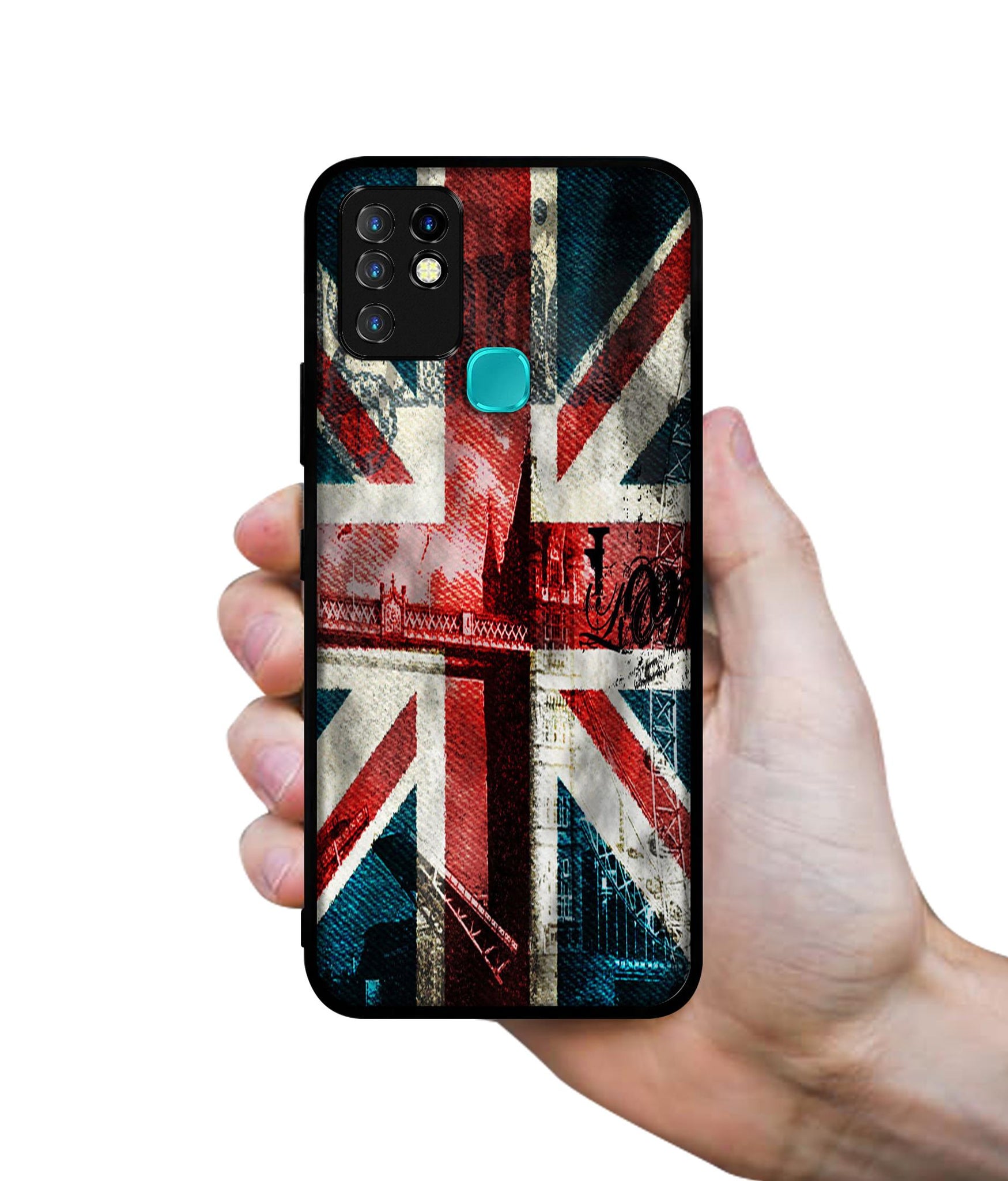 London Flag wallpaper Designer 2D Printed Back Case Cover for Infinix Hot 10 4G