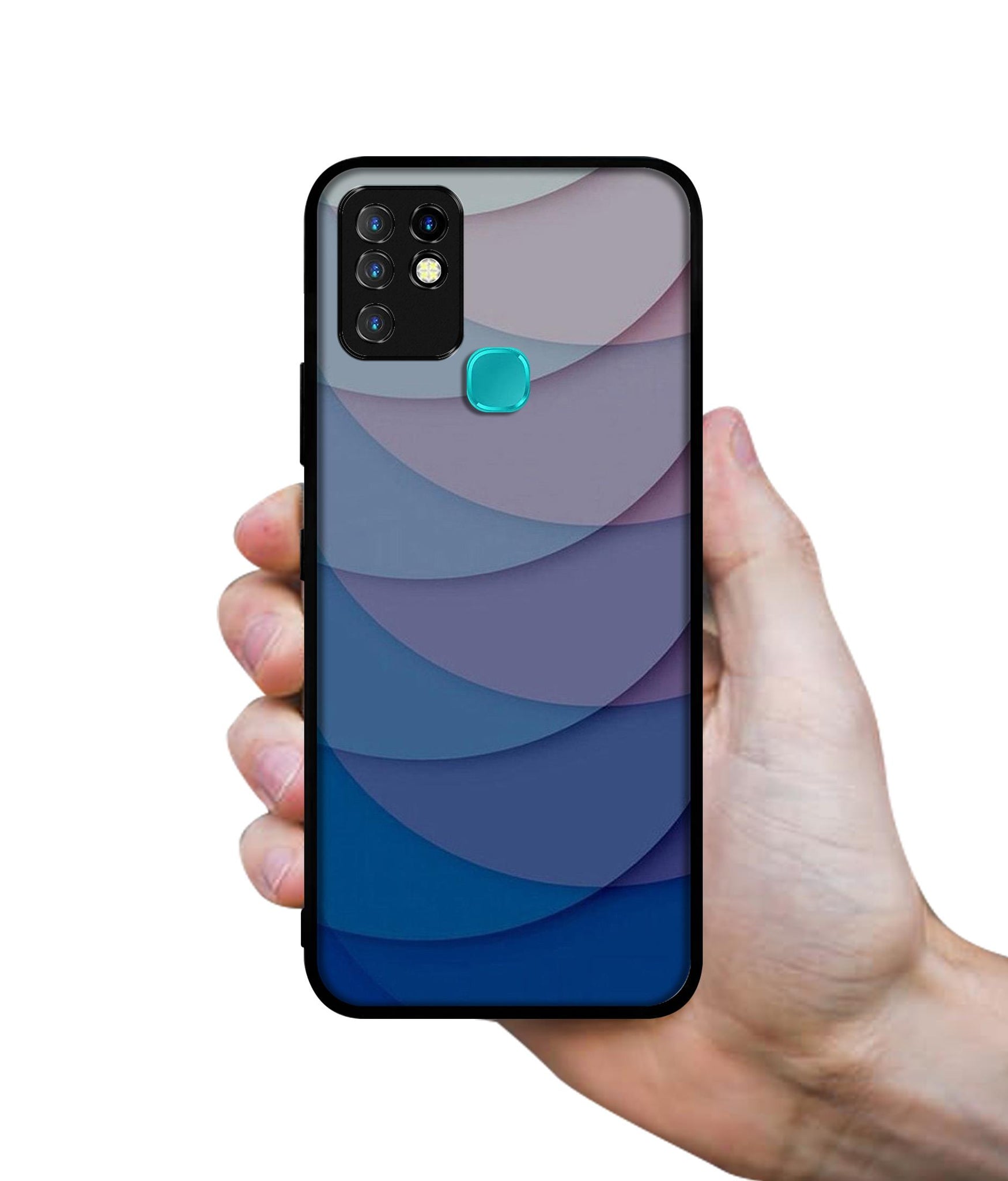 Waves Pattern Print Designer 2D Printed Back Case Cover for Infinix Hot 10 4G