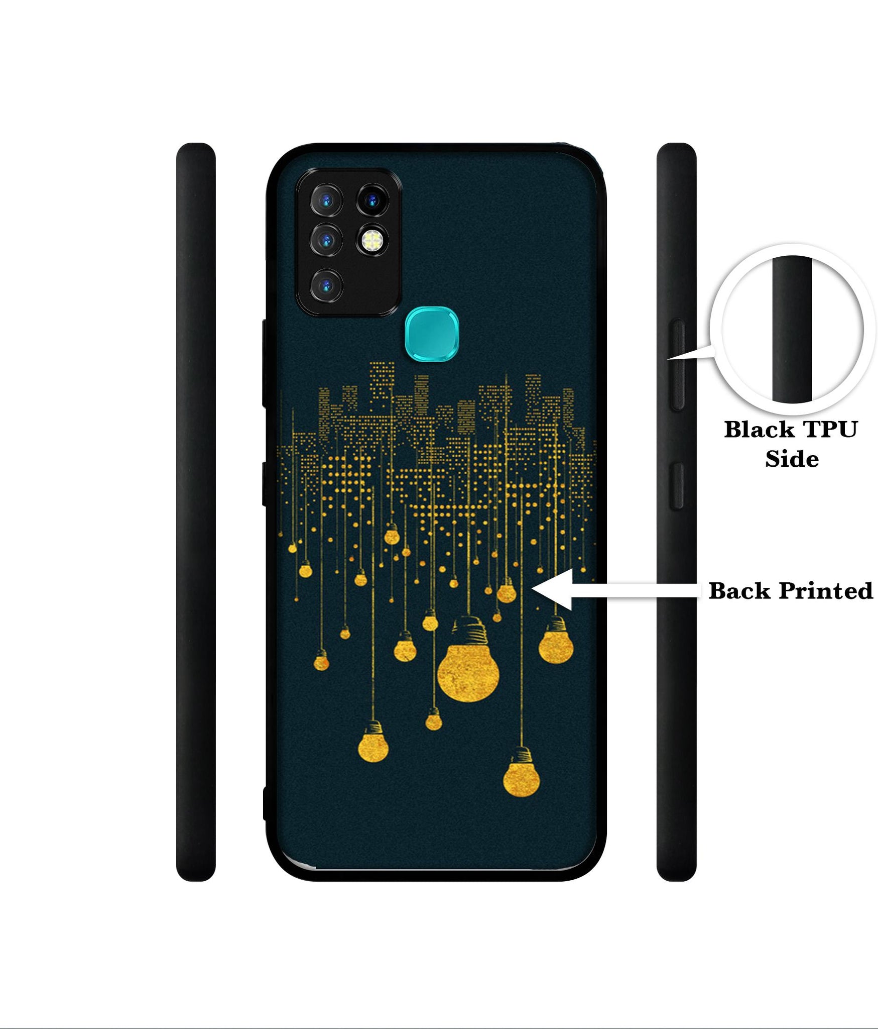 City Light Pattern Designer 2D Printed Back Case Cover for Infinix Hot 10 4G