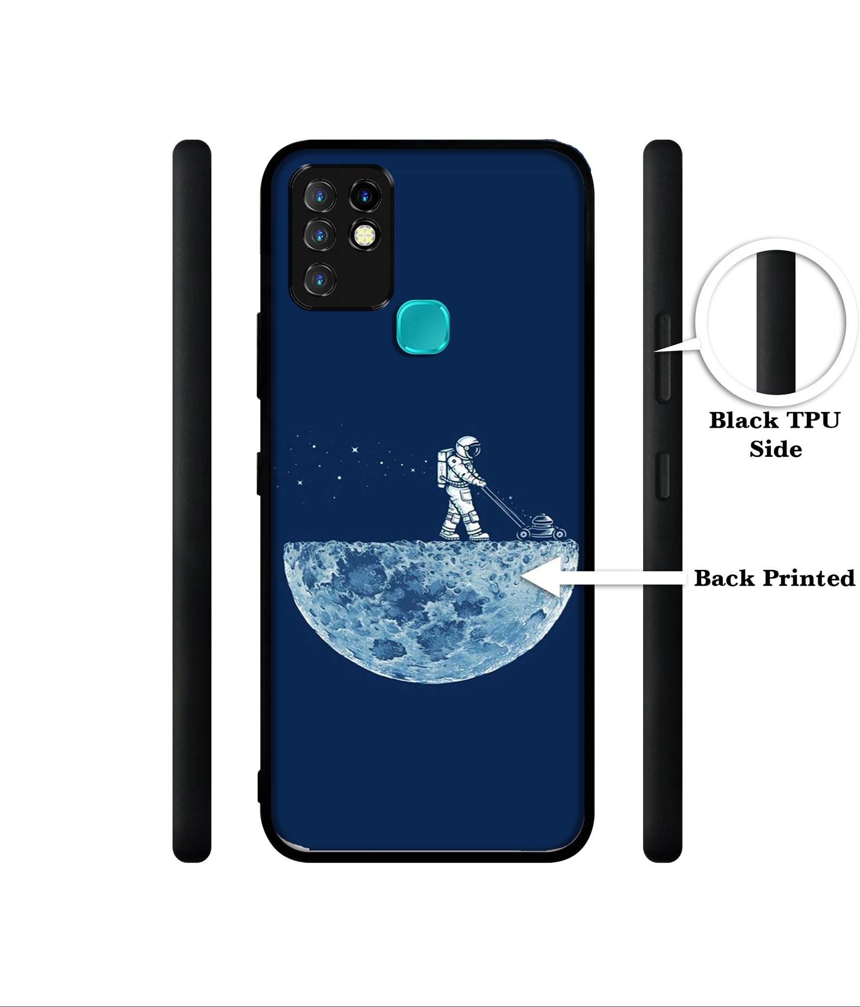 Moon Walk Designer 2D Printed Back Case Cover for Infinix Hot 10 4G