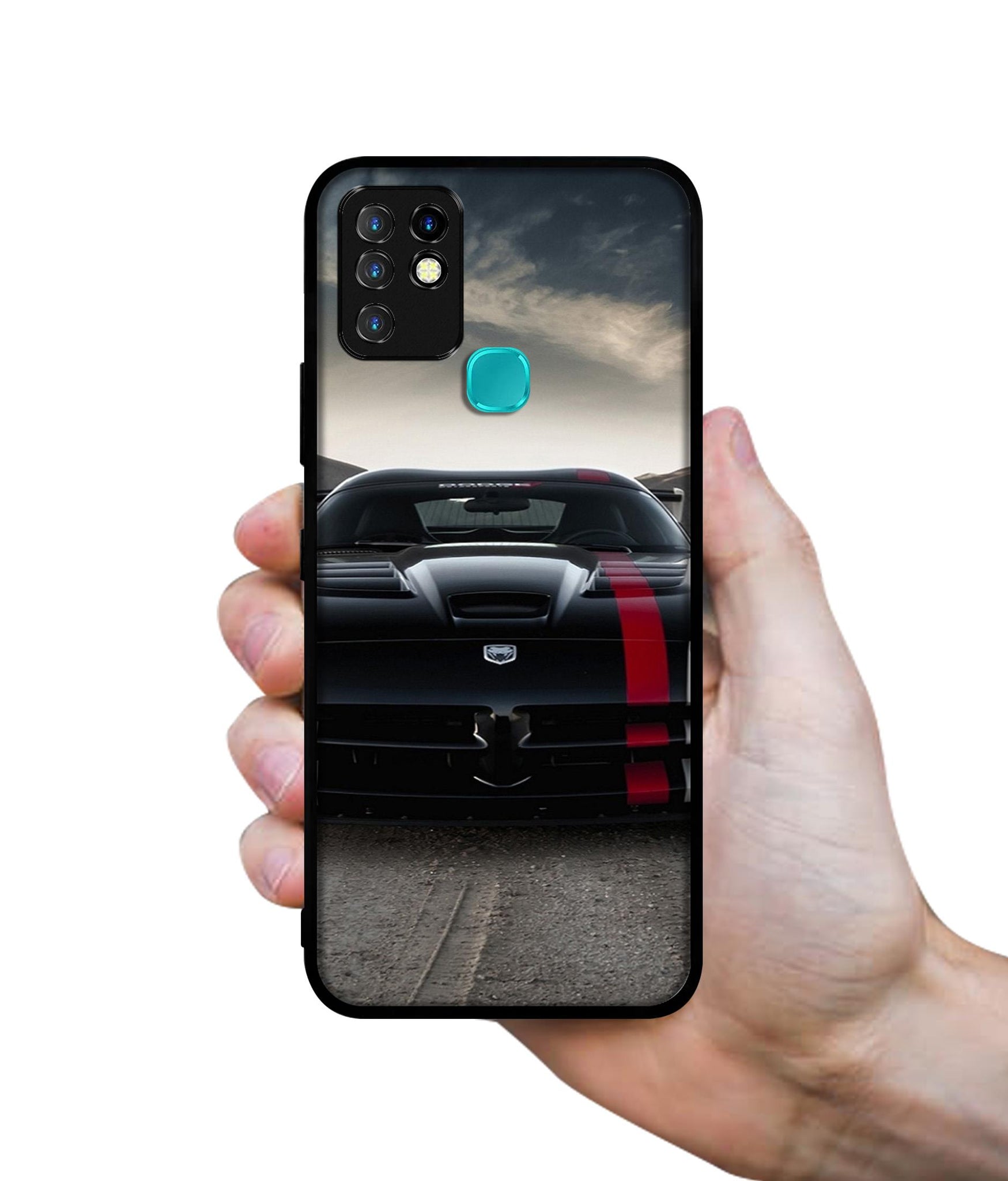 Sports Car Pattern Designer 2D Printed Back Case Cover for Infinix Hot 10 4G