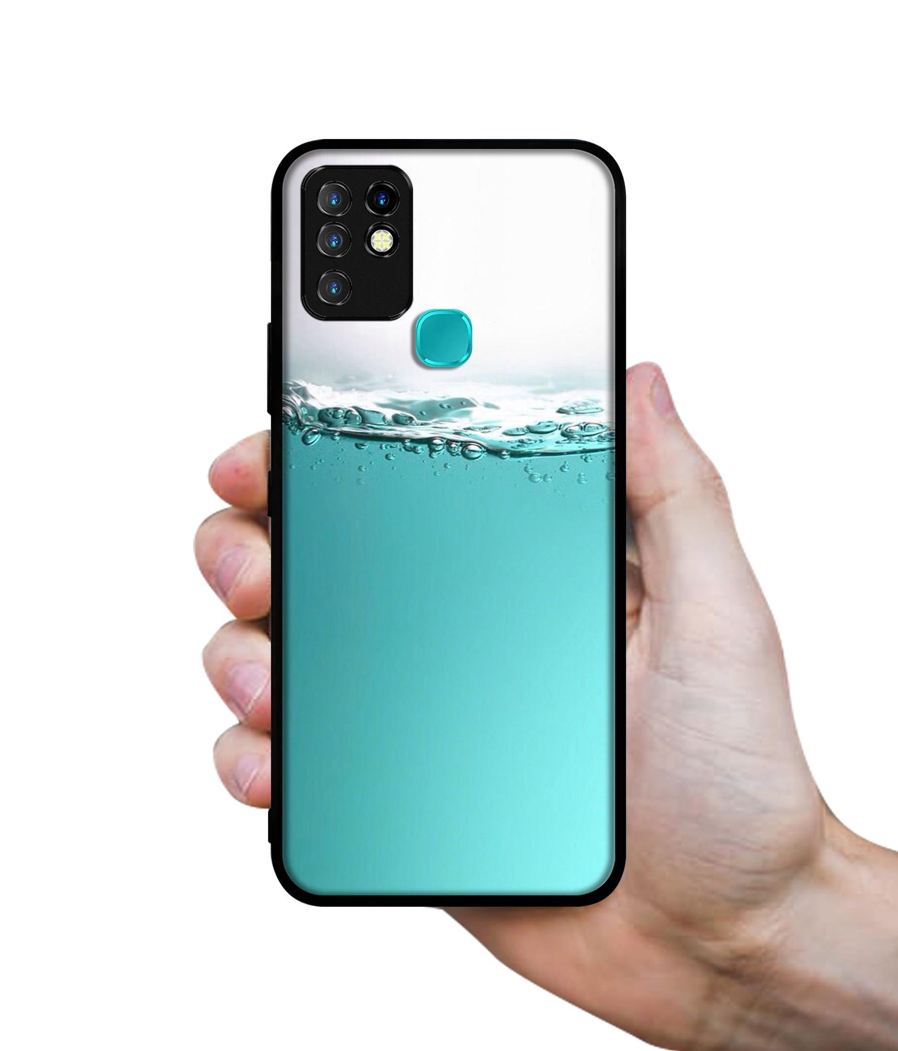 Half Fill Designer 2D Printed Back Case Cover for Infinix Hot 10 4G