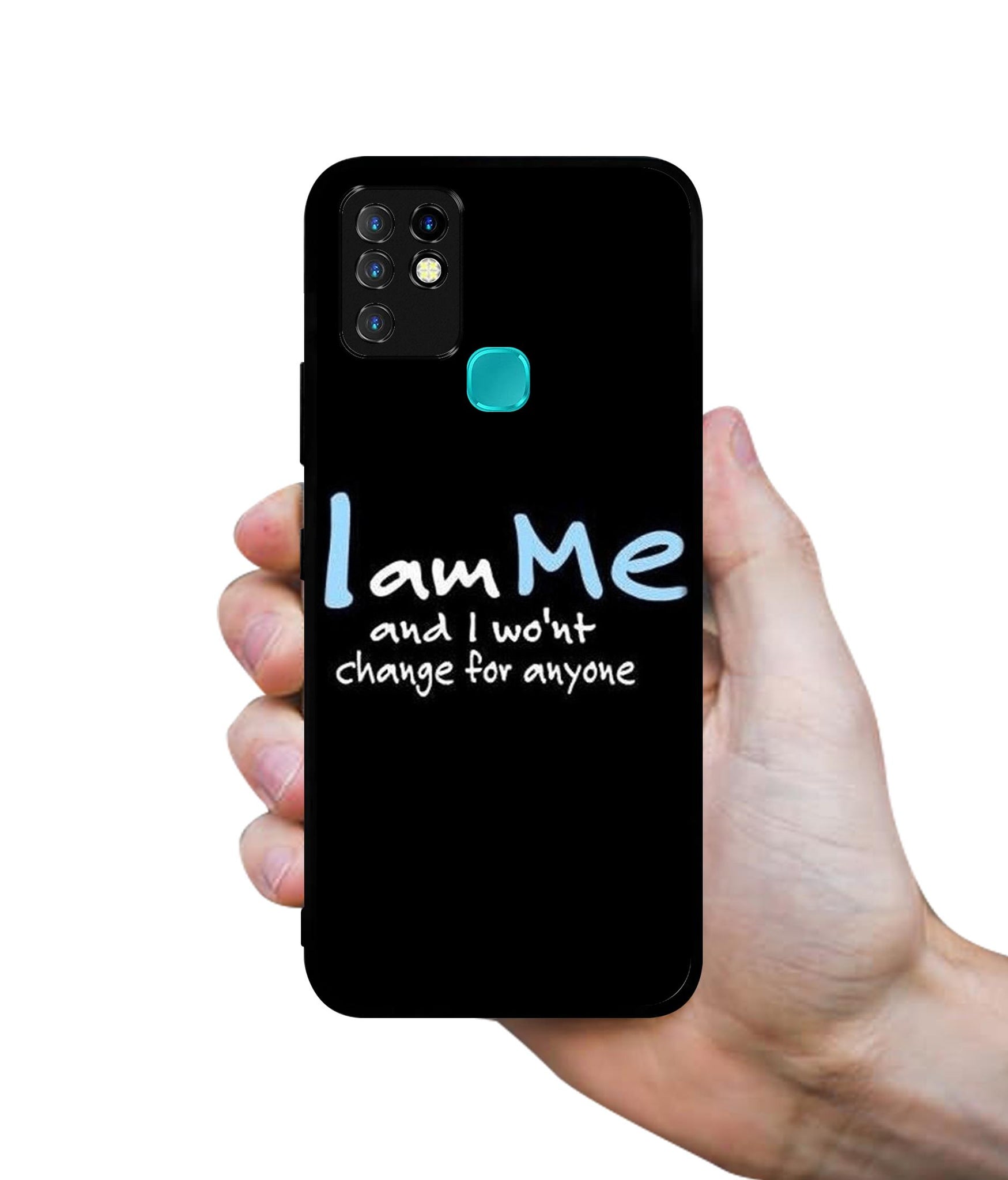 I Am Me Quotes Designer 2D Printed Back Case Cover for Infinix Hot 10 4G
