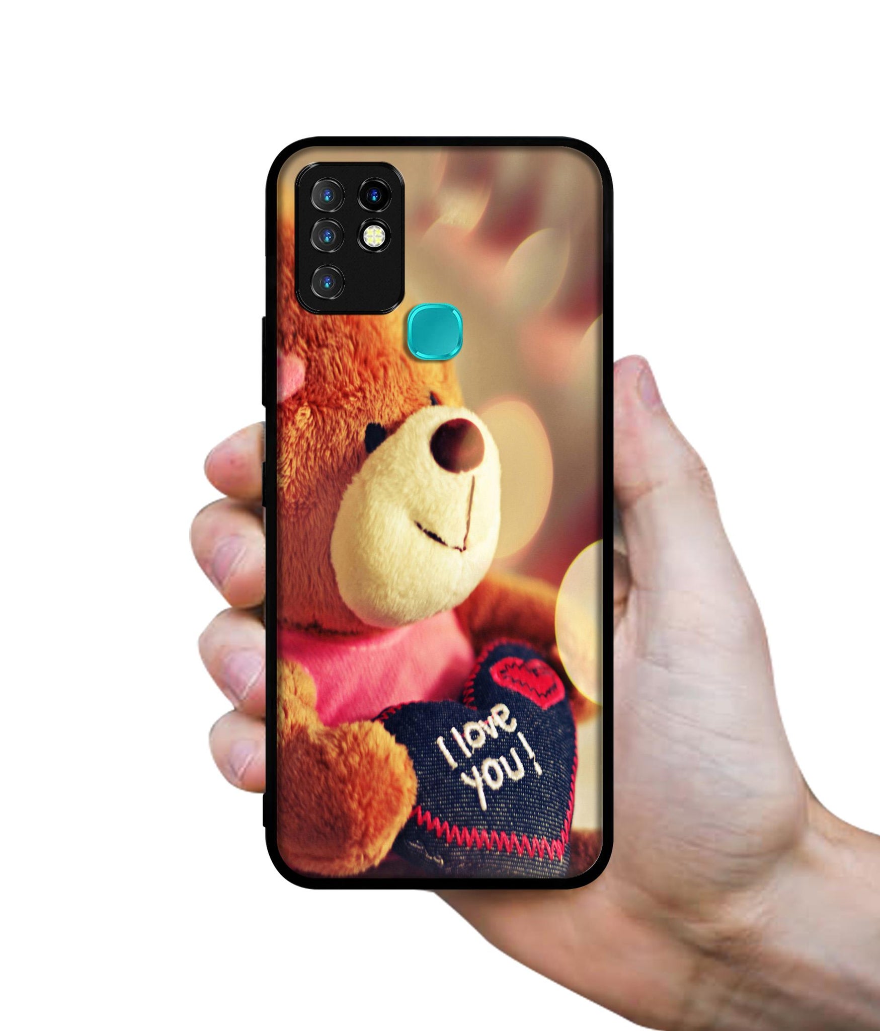 Teddy Bear Designer 2D Printed Back Case Cover for Infinix Hot 10 4G
