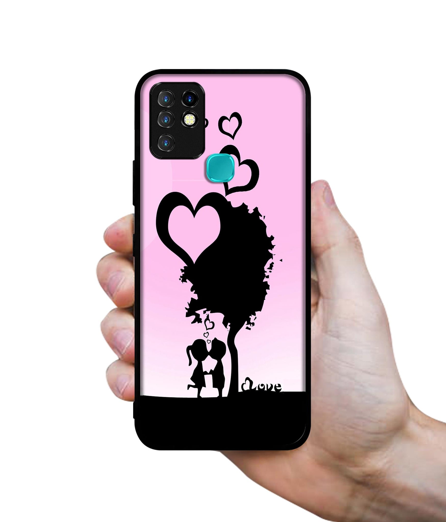 Sweet Love Designer 2D Printed Back Case Cover for Infinix Hot 10 4G