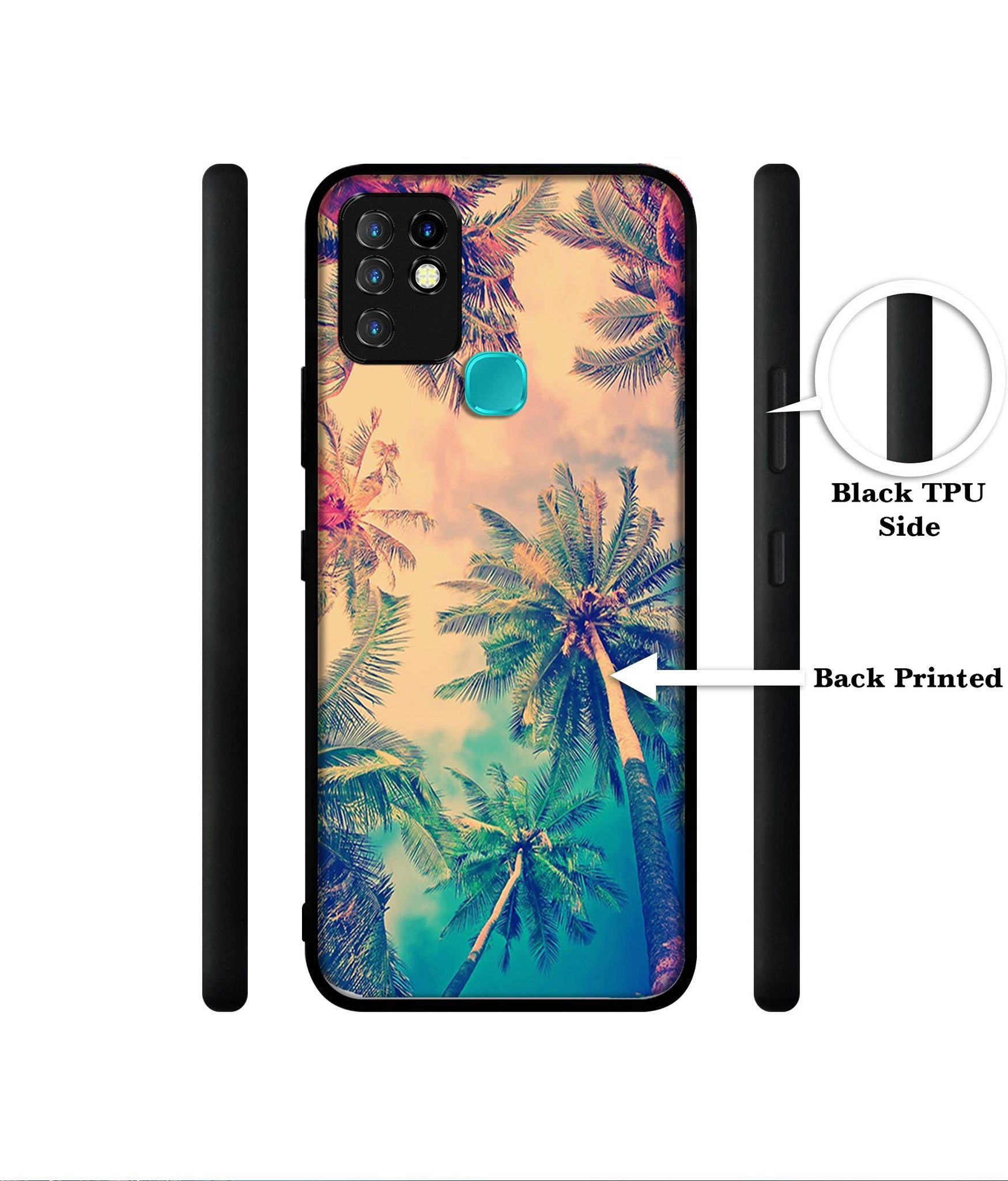 Trees Designer 2D Printed Back Case Cover for Infinix Hot 10 4G