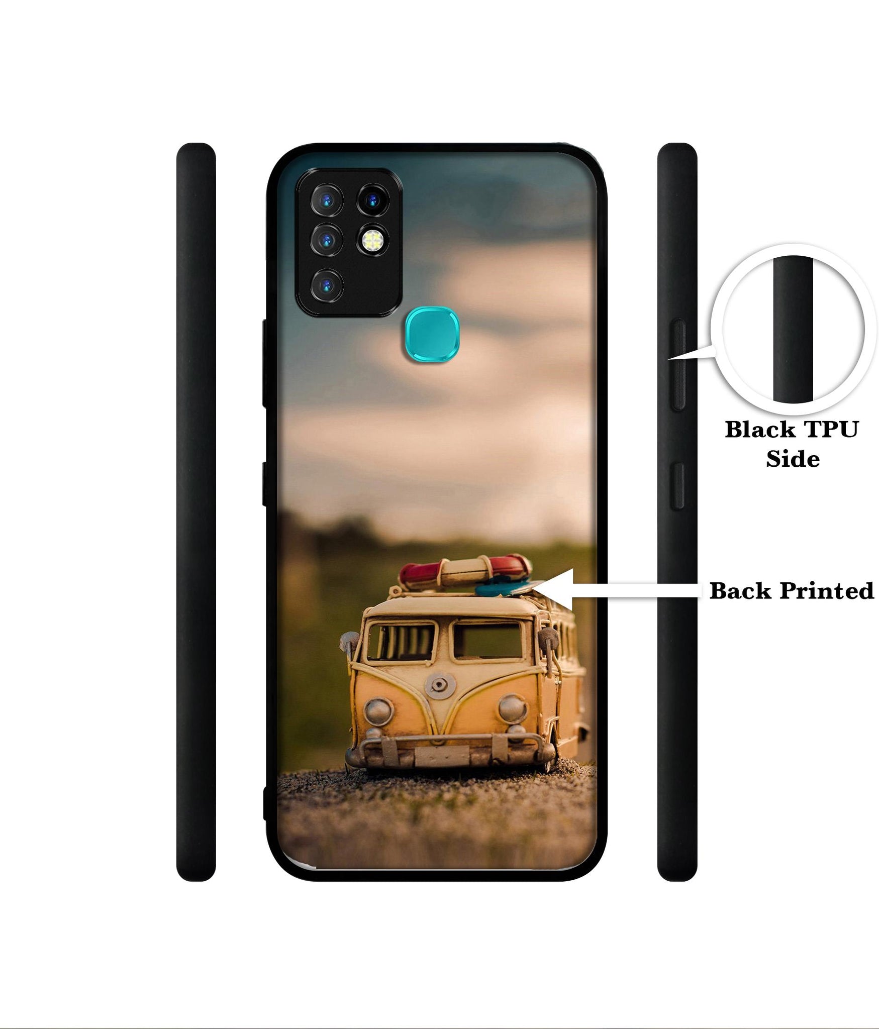 Toy Car Designer 2D Printed Back Case Cover for Infinix Hot 10 4G