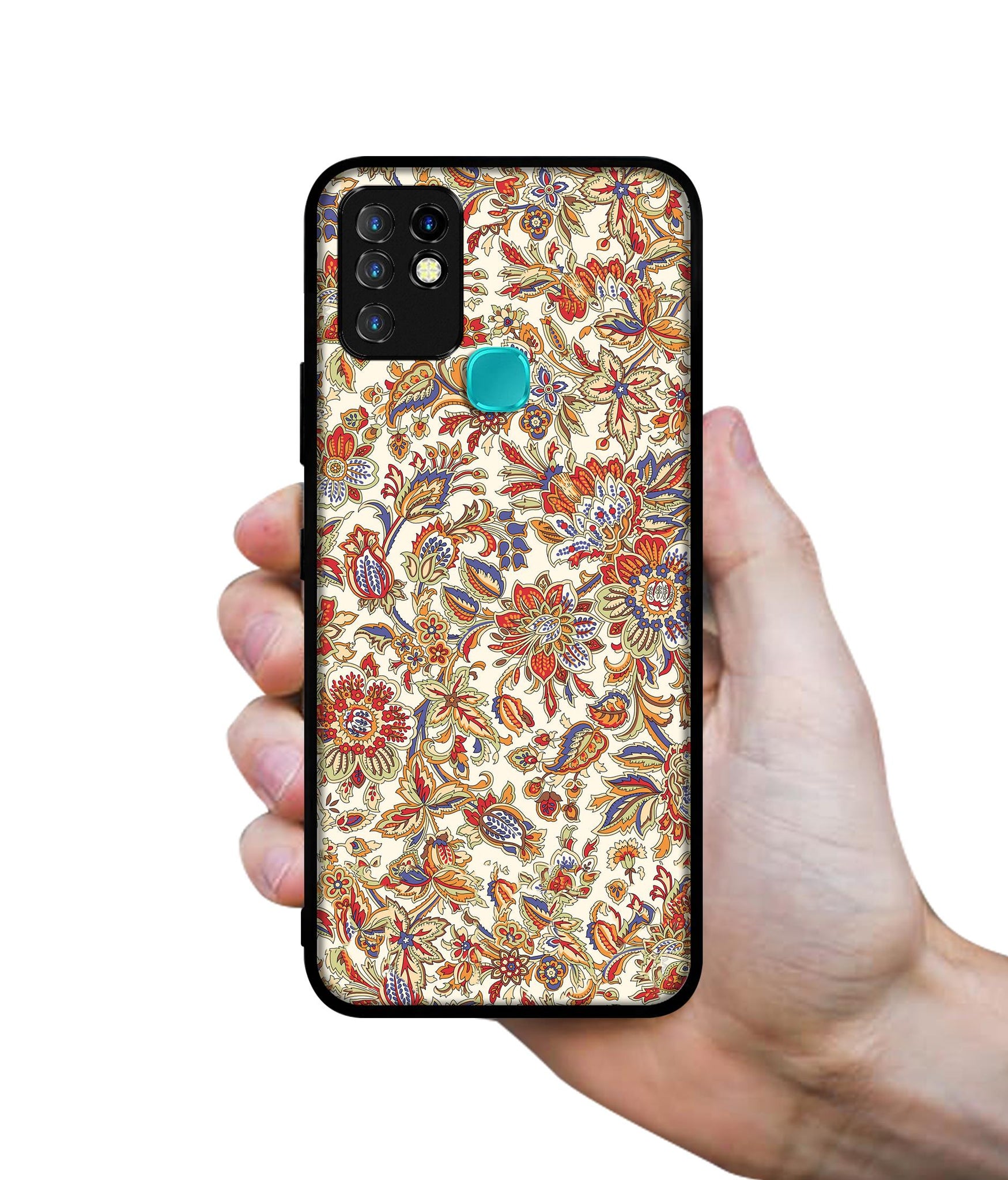 Floral Designer 2D Printed Back Case Cover for Infinix Hot 10 4G