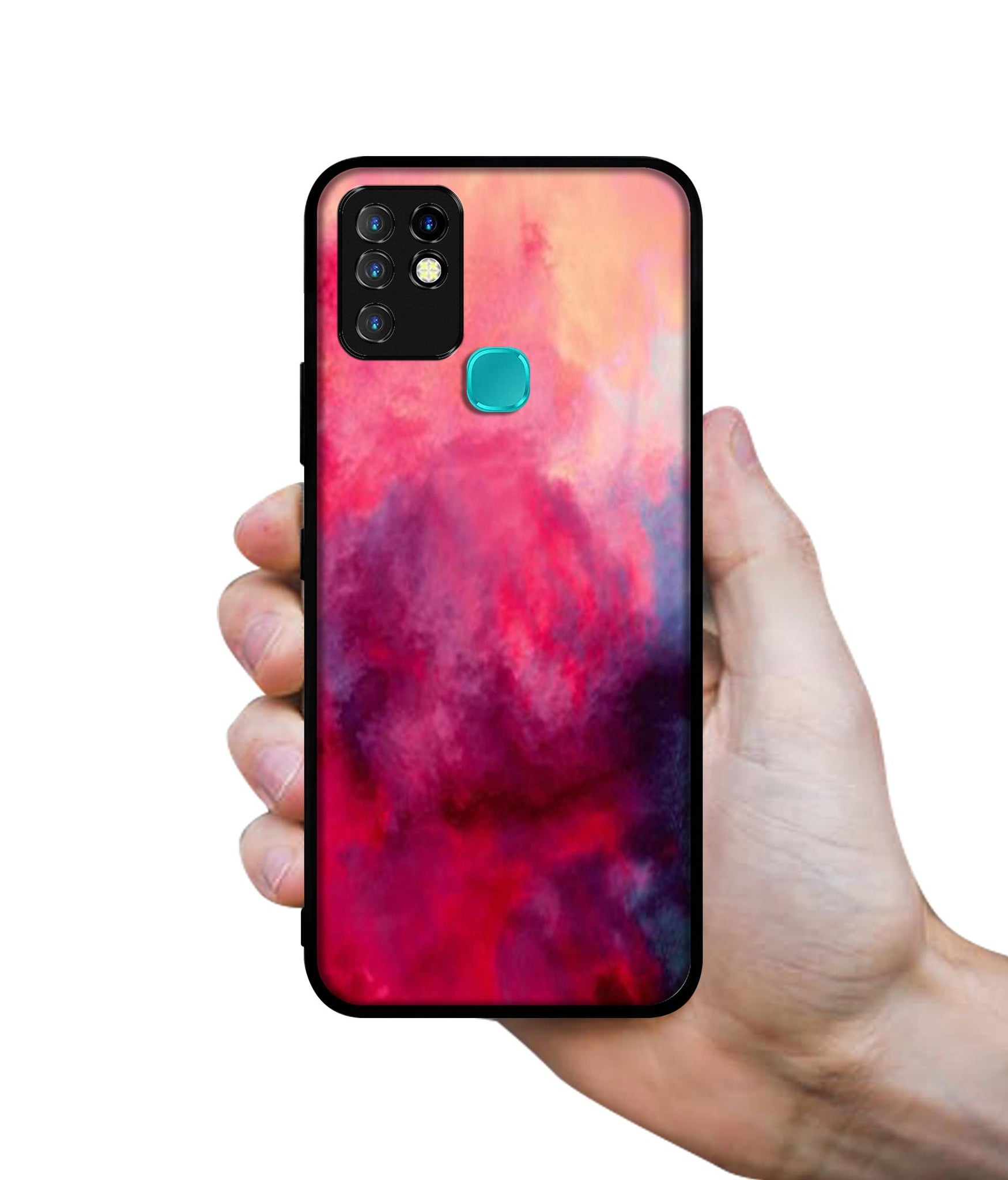 Holi Color Designer 2D Printed Back Case Cover for Infinix Hot 10 4G