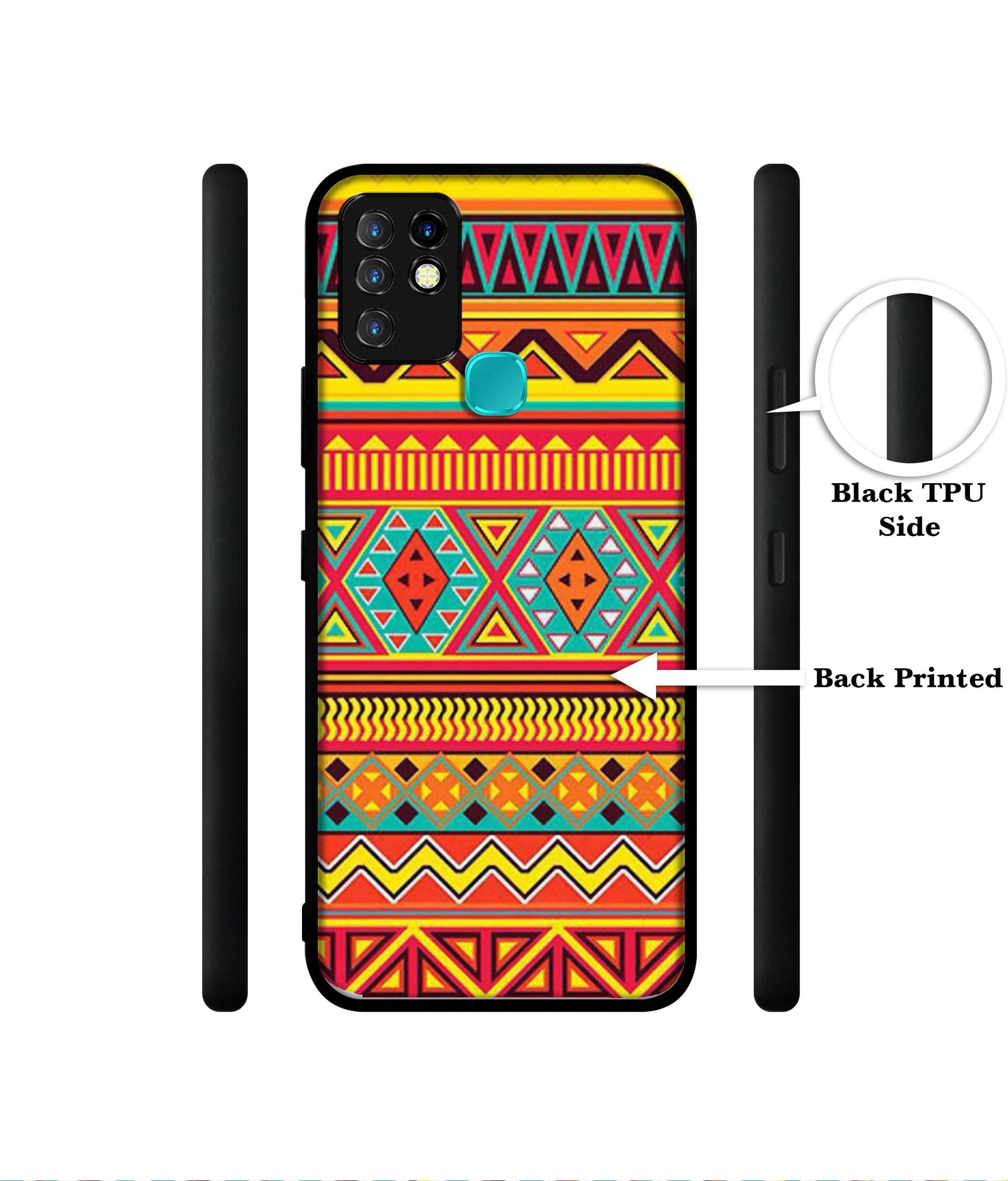 Artistic Rangoli Designer 2D Printed Back Case Cover for Infinix Hot 10 4G