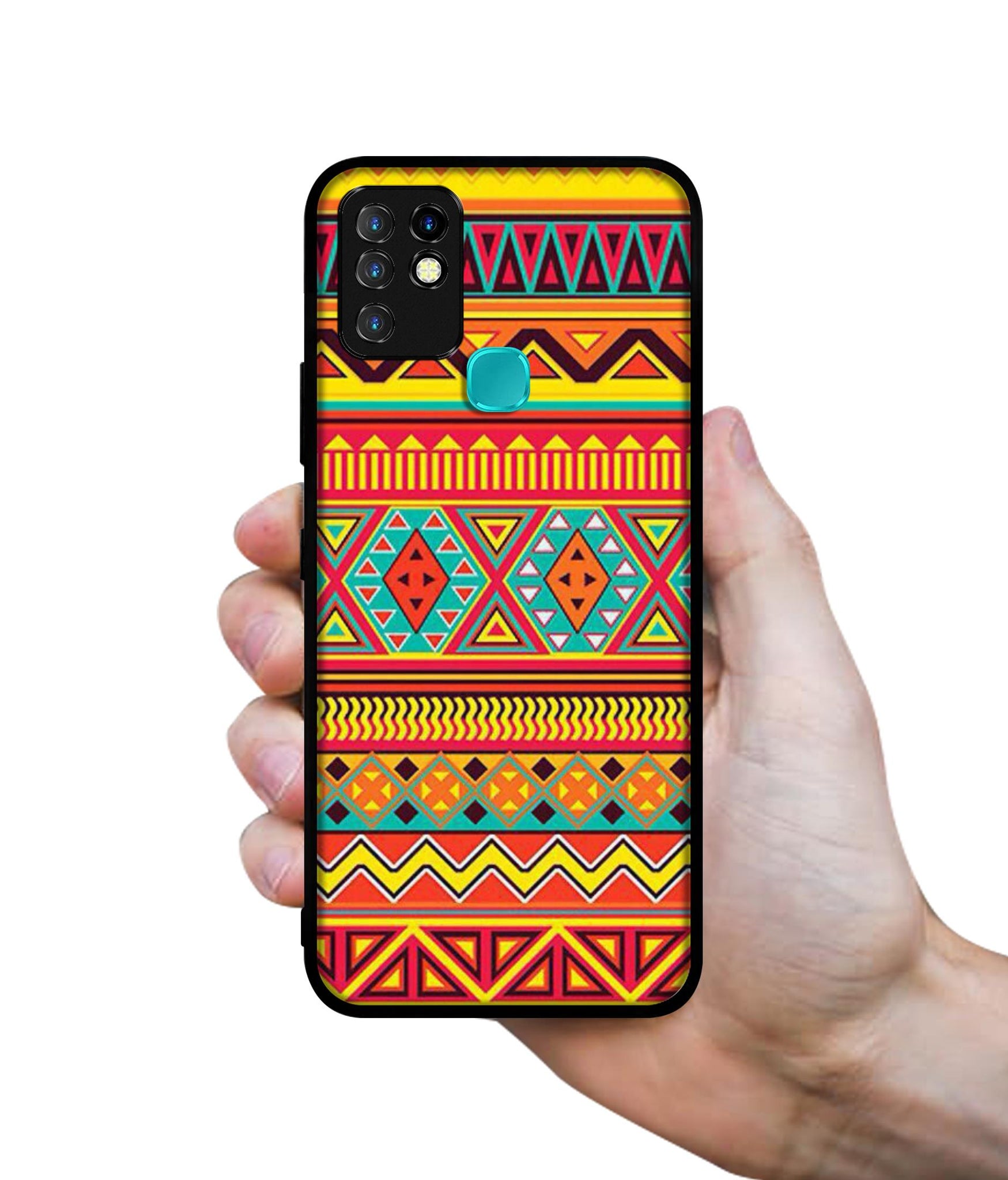 Artistic Rangoli Designer 2D Printed Back Case Cover for Infinix Hot 10 4G
