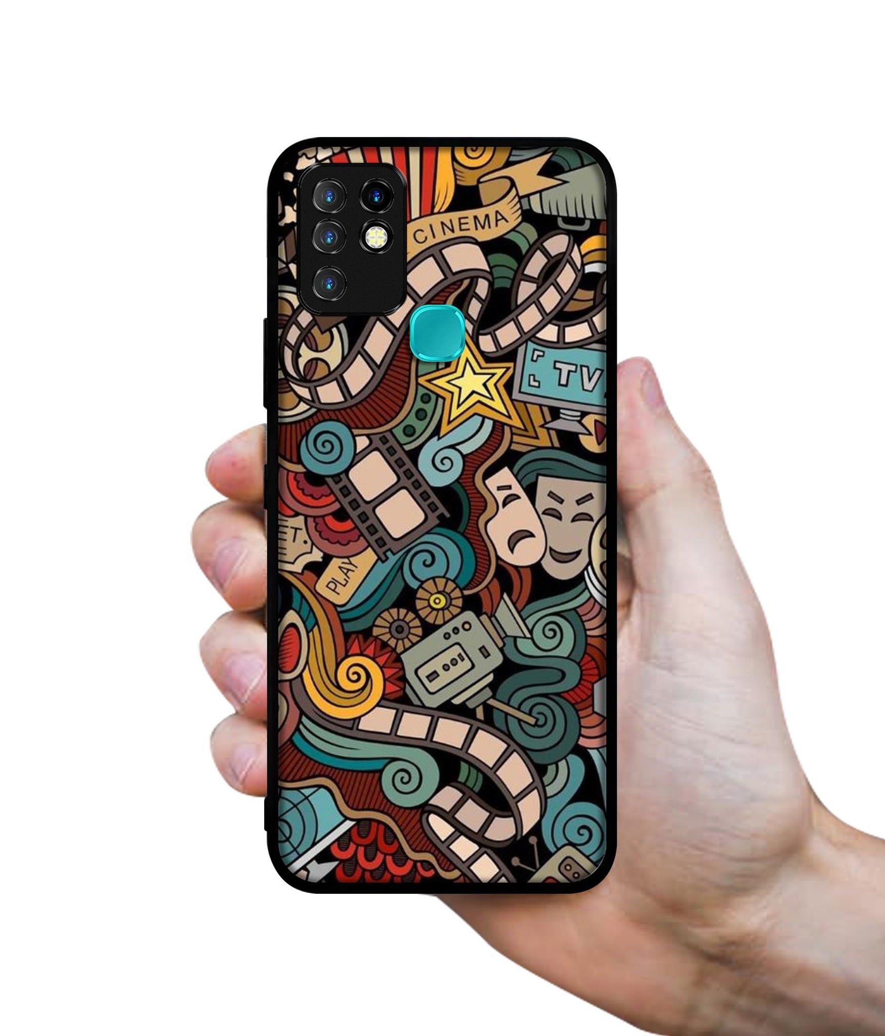 Movies Designer 2D Printed Back Case Cover for Infinix Hot 10 4G