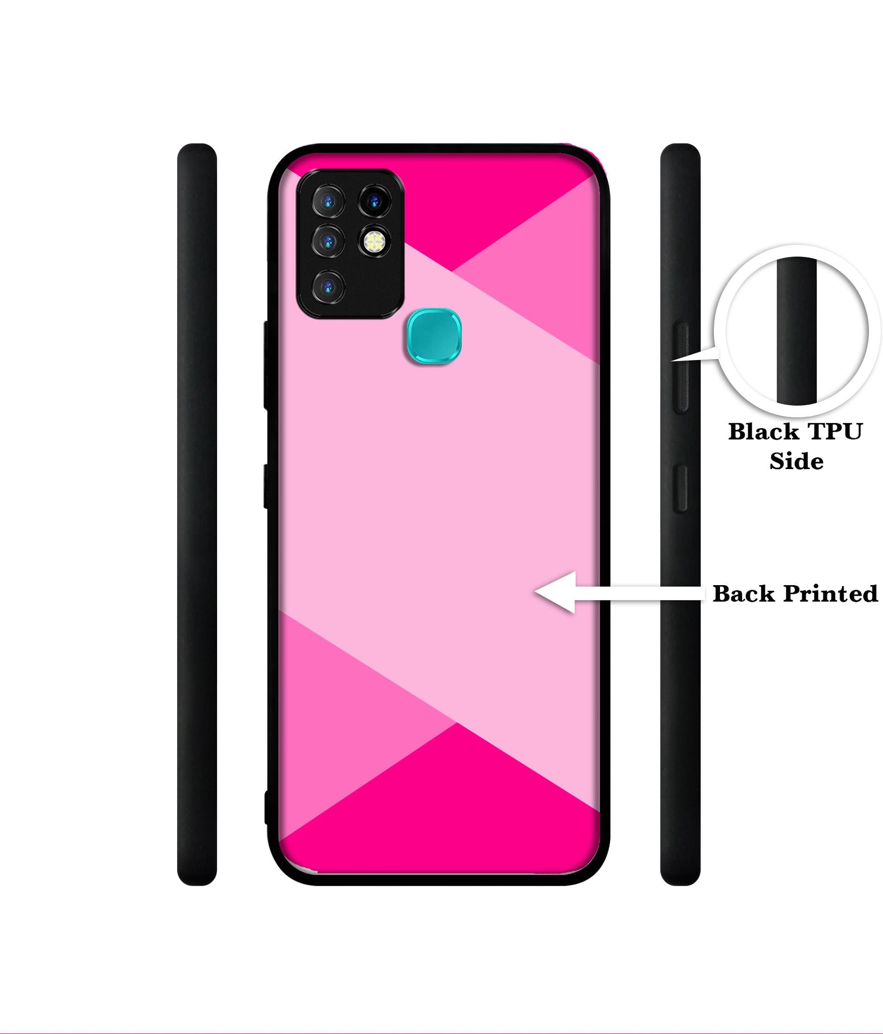 Pink Cross Vector Designer 2D Printed Back Case Cover for Infinix Hot 10 4G