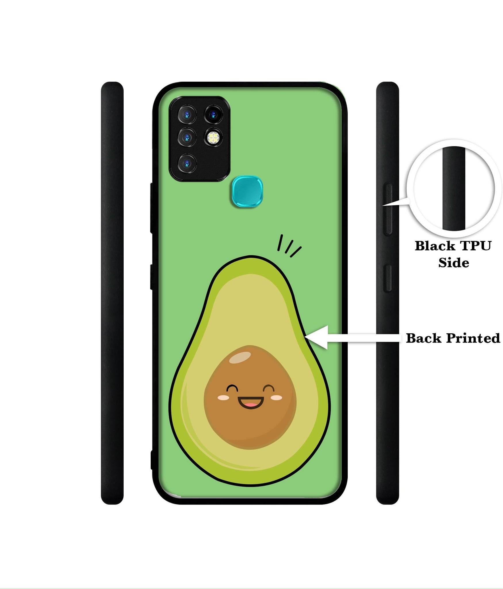 Avocados Designer 2D Printed Back Case Cover for Infinix Hot 10 4G