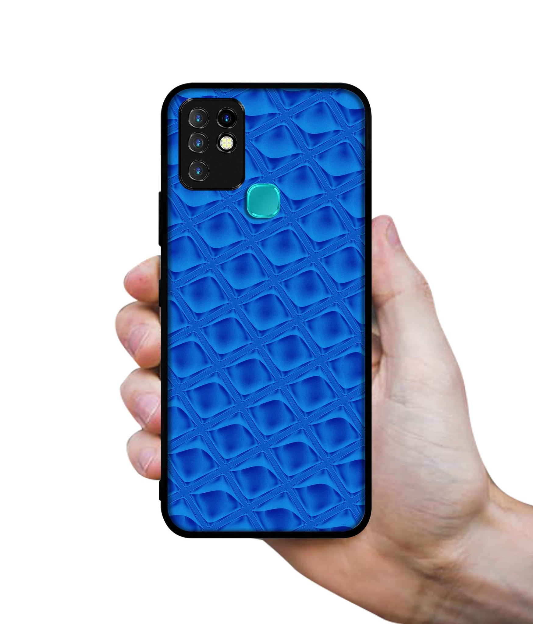 Blue Diamond Designer 2D Printed Back Case Cover for Infinix Hot 10 4G