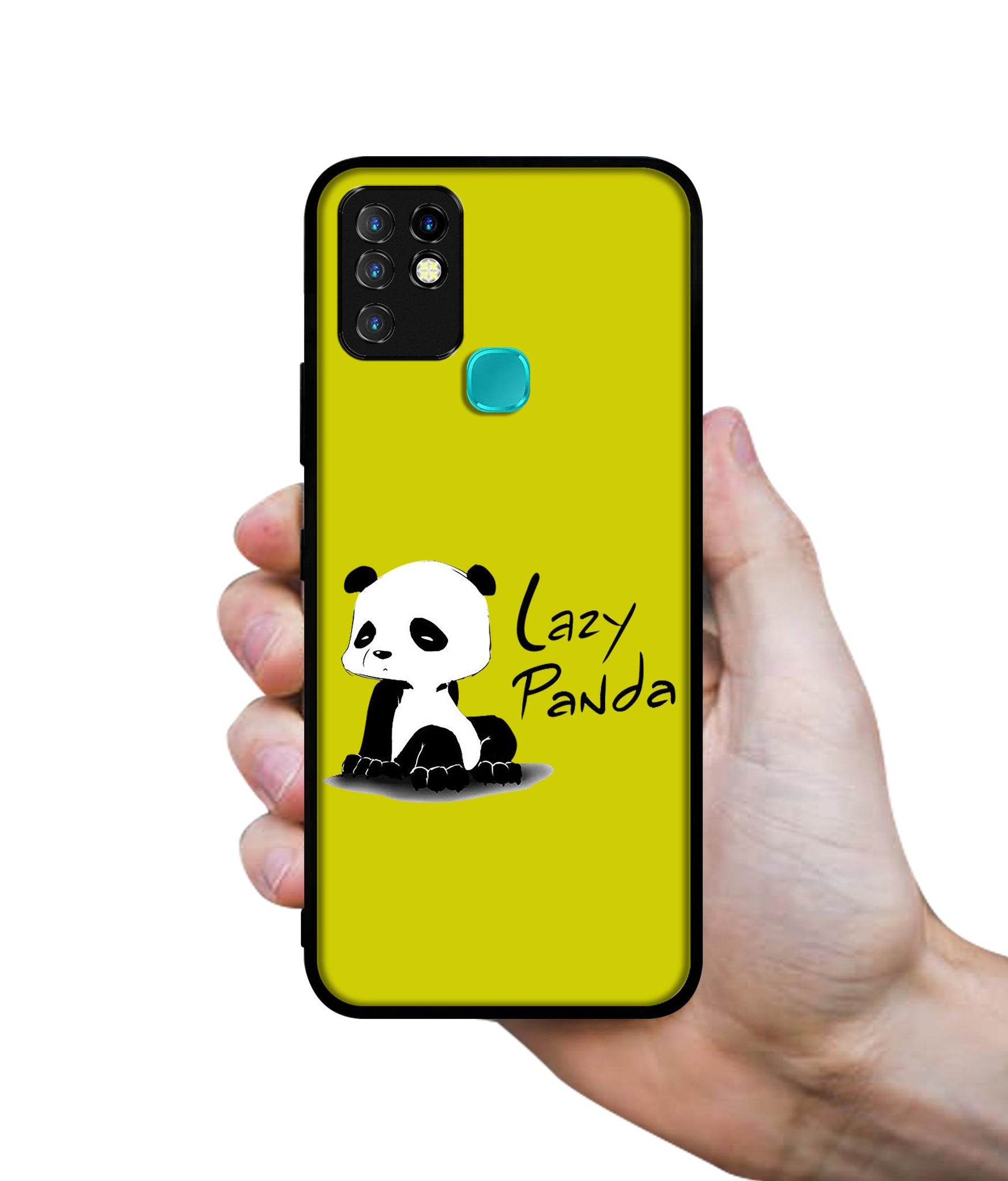 Lazy Panda Designer 2D Printed Back Case Cover for Infinix Hot 10 4G