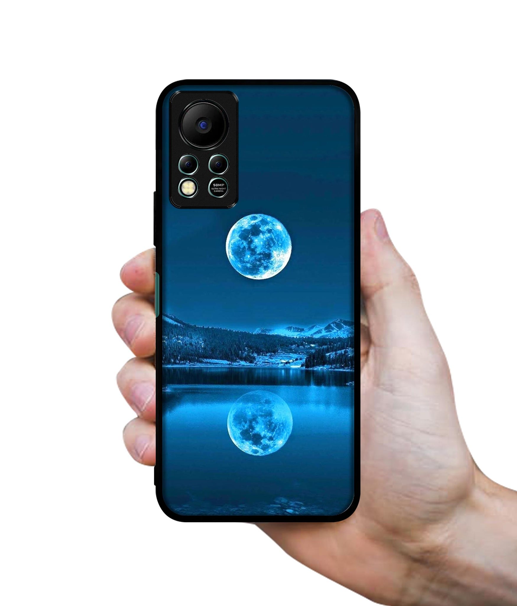 Awesome Moon Designer 2D Printed Back Case Cover for Infinix Hot 11S 4G