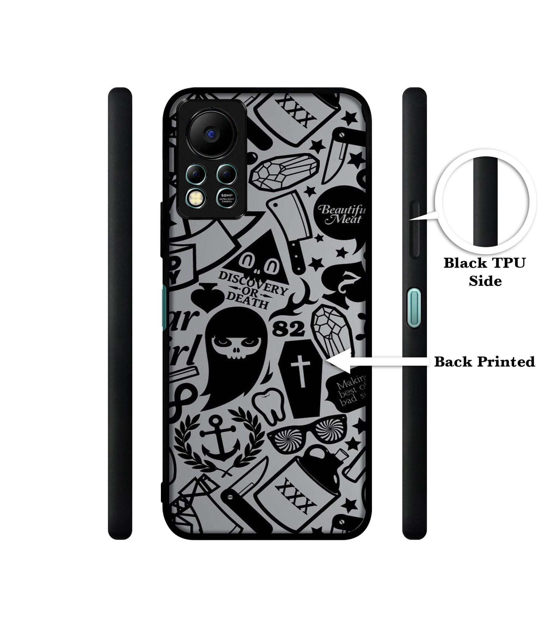 Discover Or Death Designer 2D Printed Back Case Cover for Infinix Hot 11S 4G