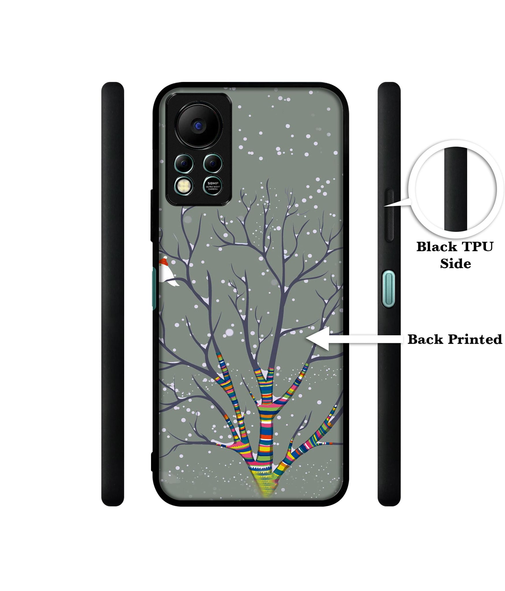 Winter Pattern Print Designer 2D Printed Back Case Cover for Infinix Hot 11S 4G