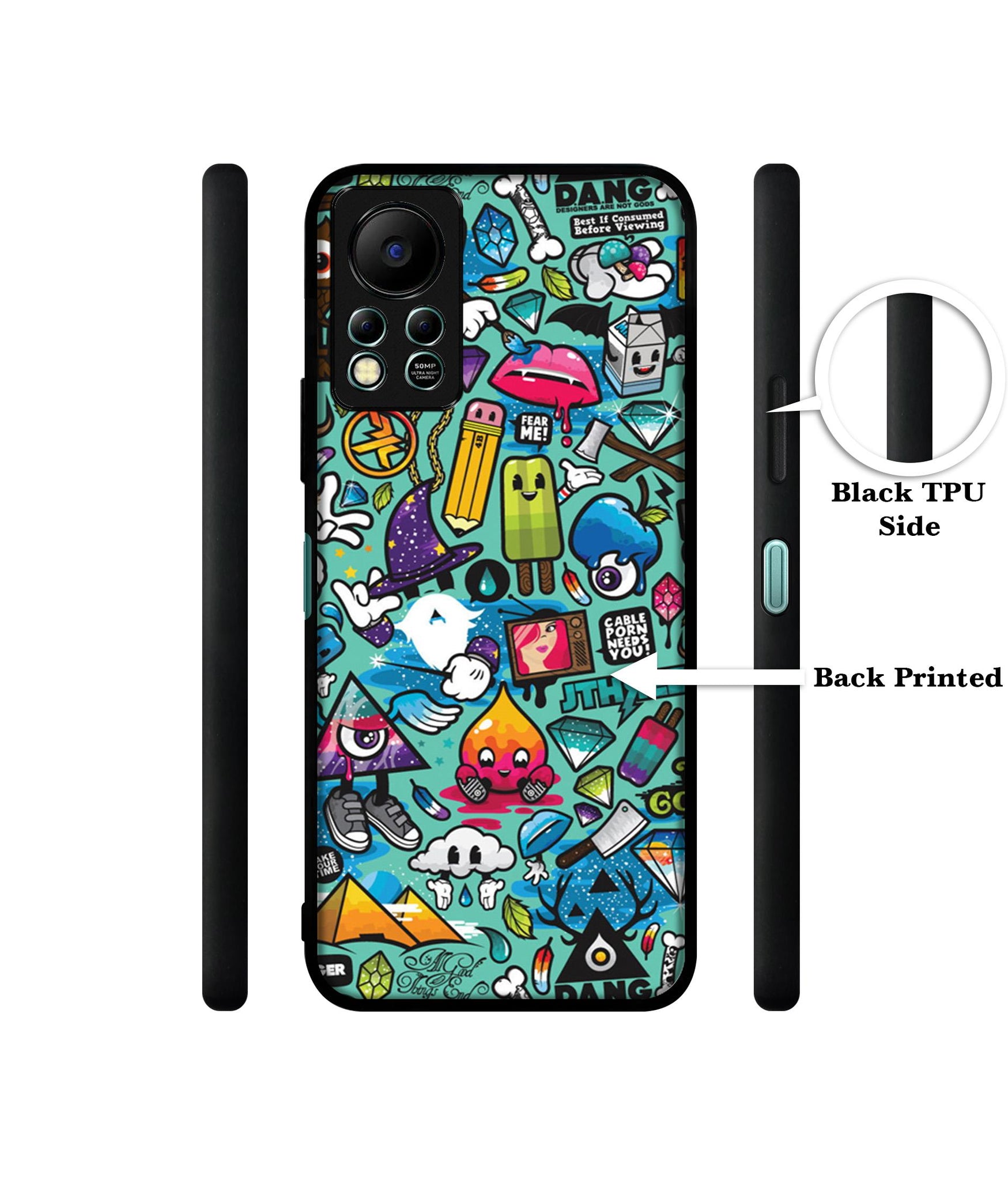 Crazy Designer 2D Printed Back Case Cover for Infinix Hot 11S 4G