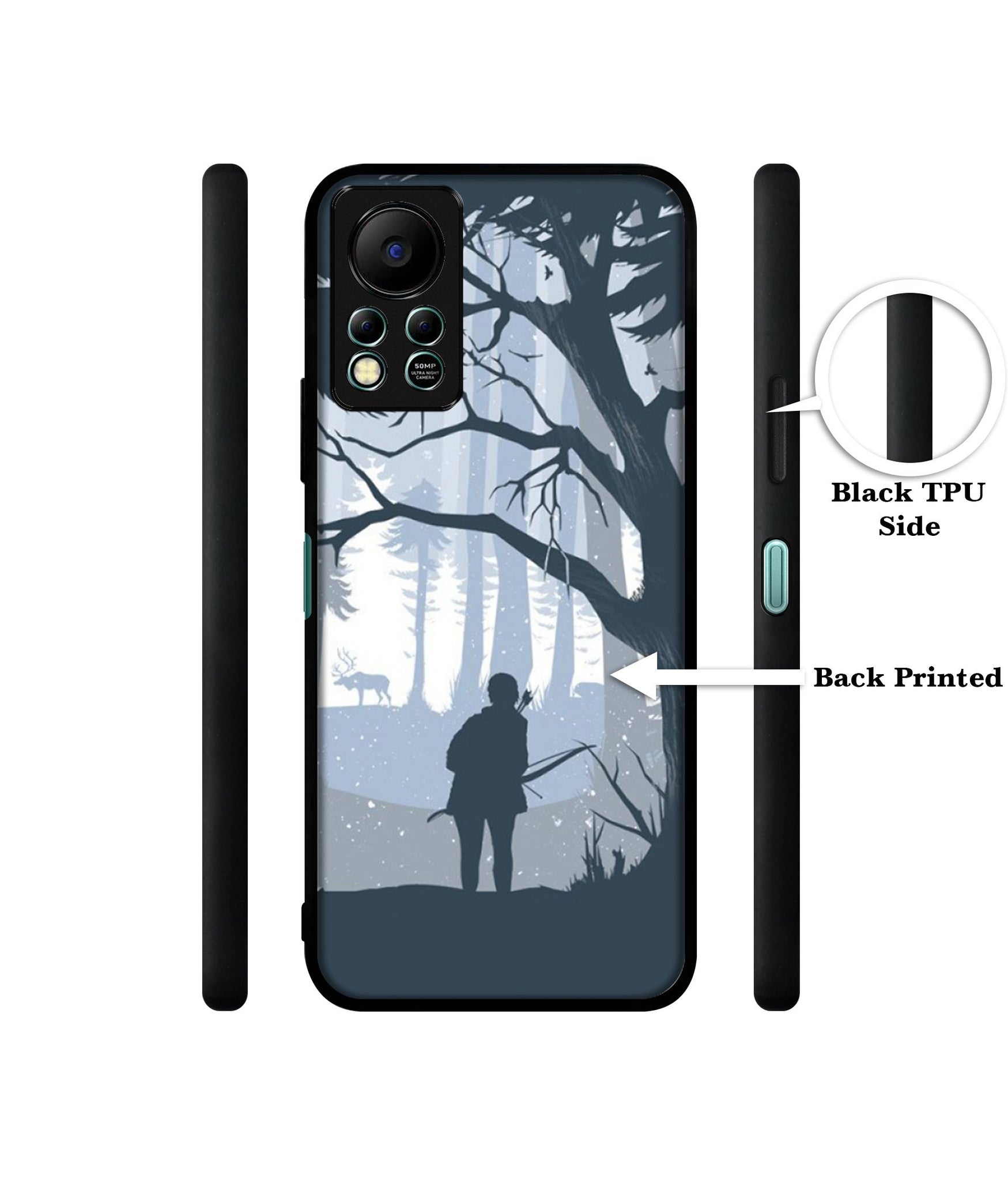 Hunter Designer 2D Printed Back Case Cover for Infinix Hot 11S 4G