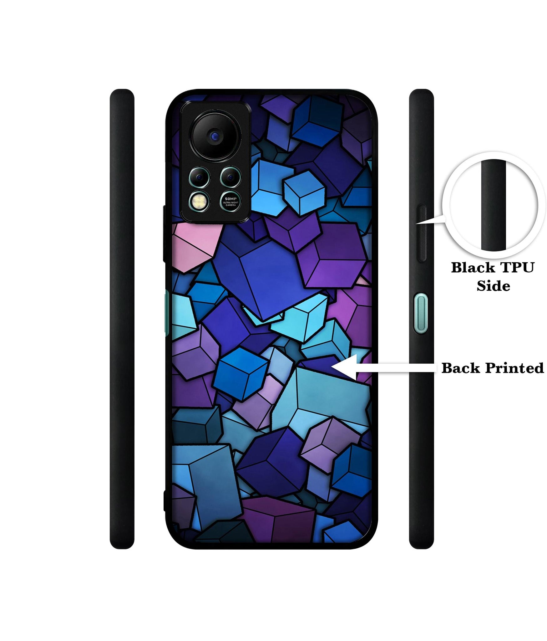 Color Box Designer 2D Printed Back Case Cover for Infinix Hot 11S 4G