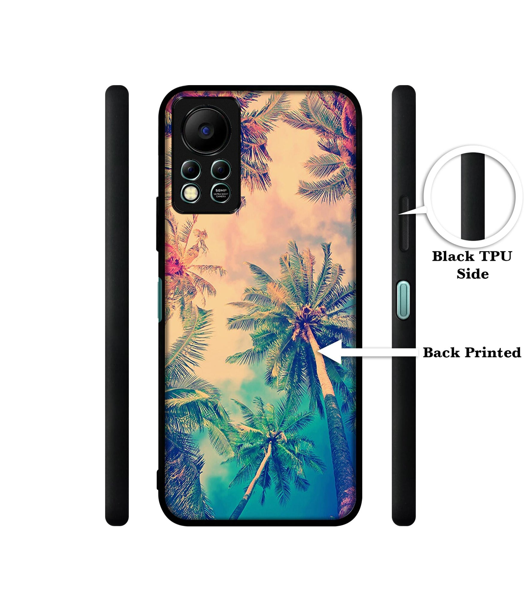 Trees Designer 2D Printed Back Case Cover for Infinix Hot 11S 4G