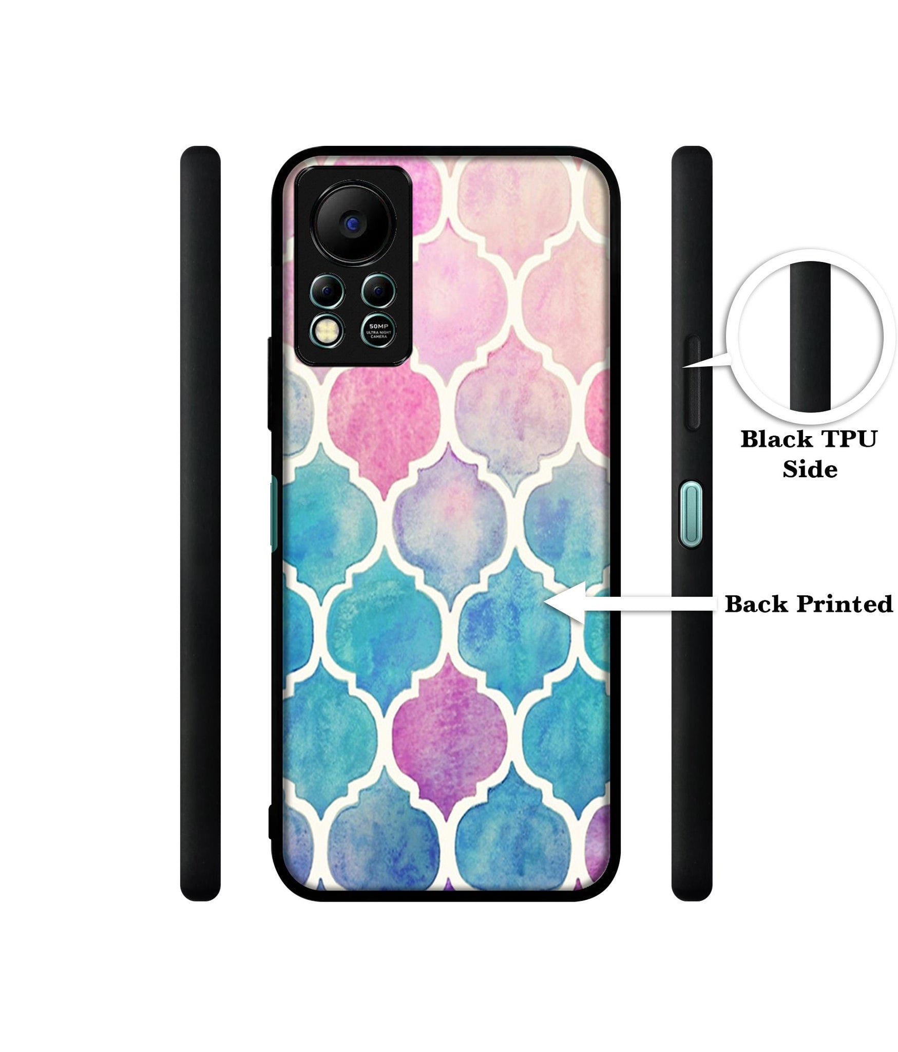 Patterns Art Designer 2D Printed Back Case Cover for Infinix Hot 11S 4G