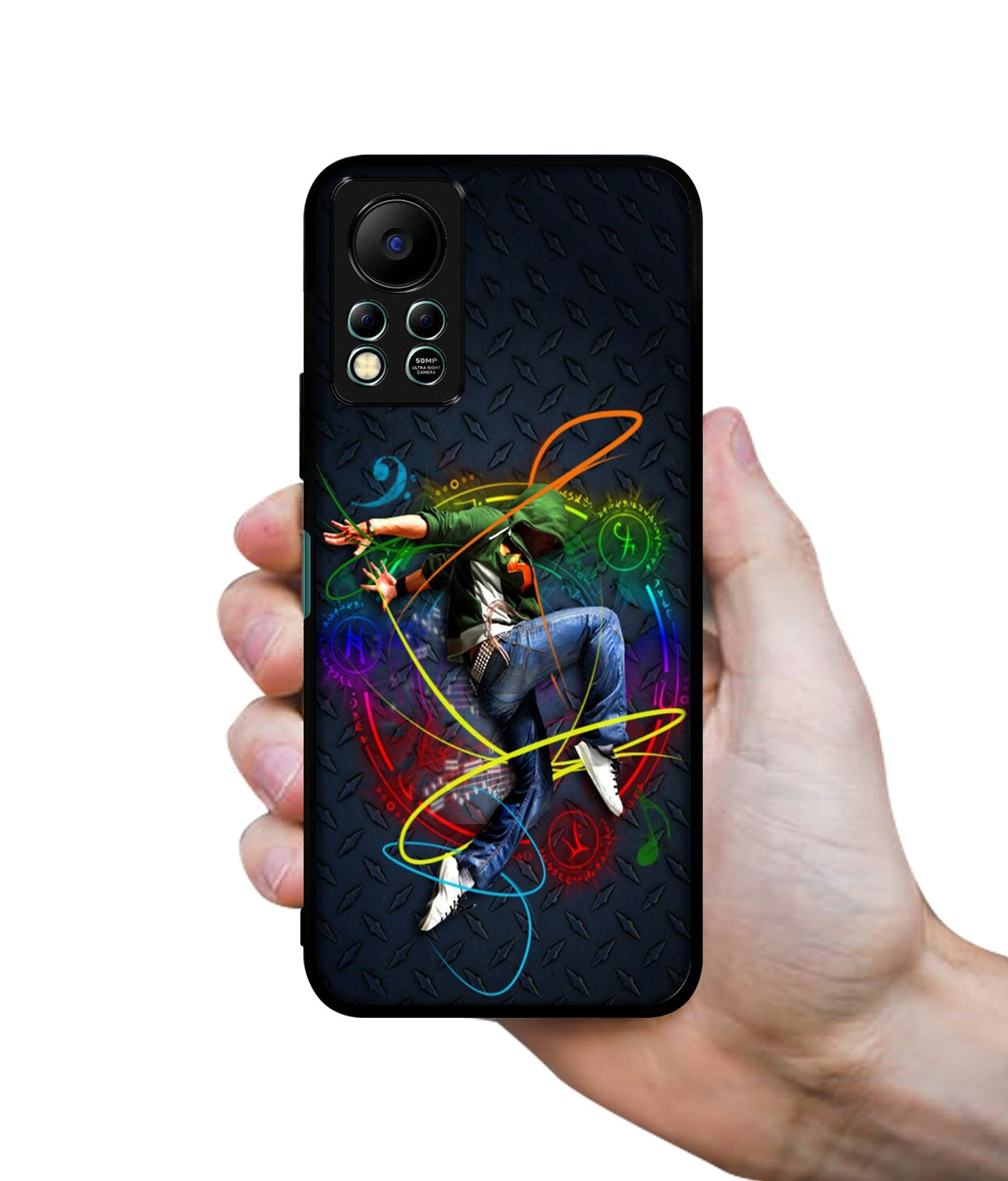 Boy With Music Designer 2D Printed Back Case Cover for Infinix Hot 11S 4G