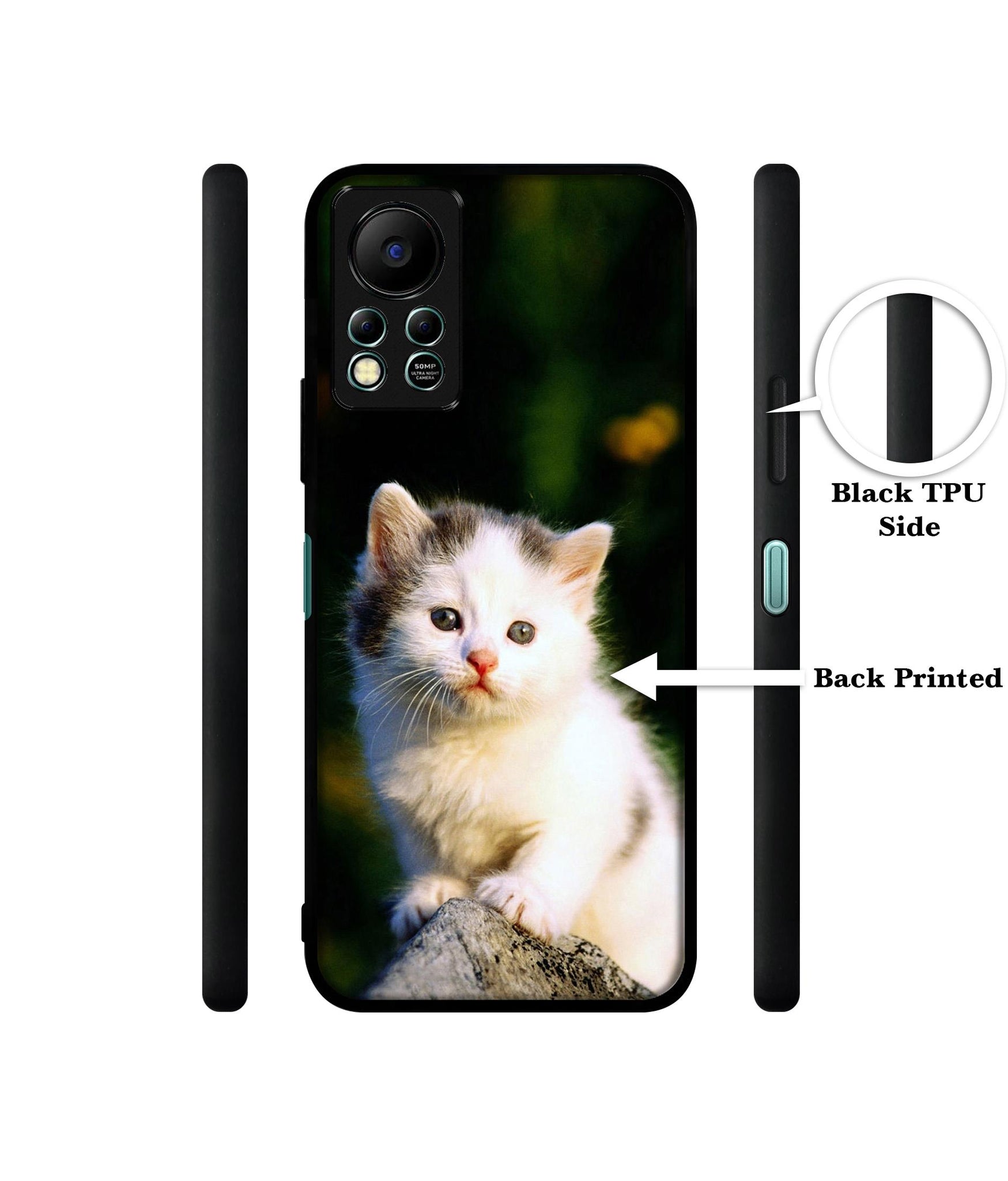 Sweet Cat Designer 2D Printed Back Case Cover for Infinix Hot 11S 4G