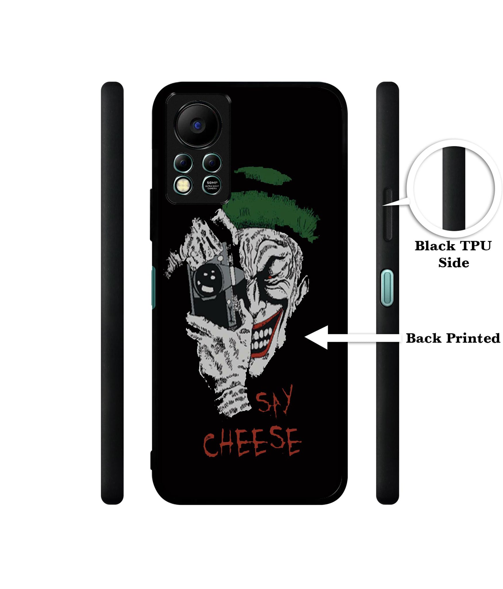 Joker Say Cheese Designer 2D Printed Back Case Cover for Infinix Hot 11S 4G