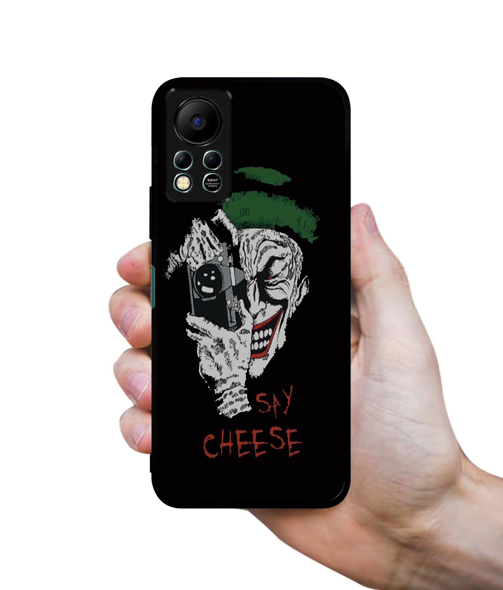 Joker Say Cheese Designer 2D Printed Back Case Cover for Infinix Hot 11S 4G