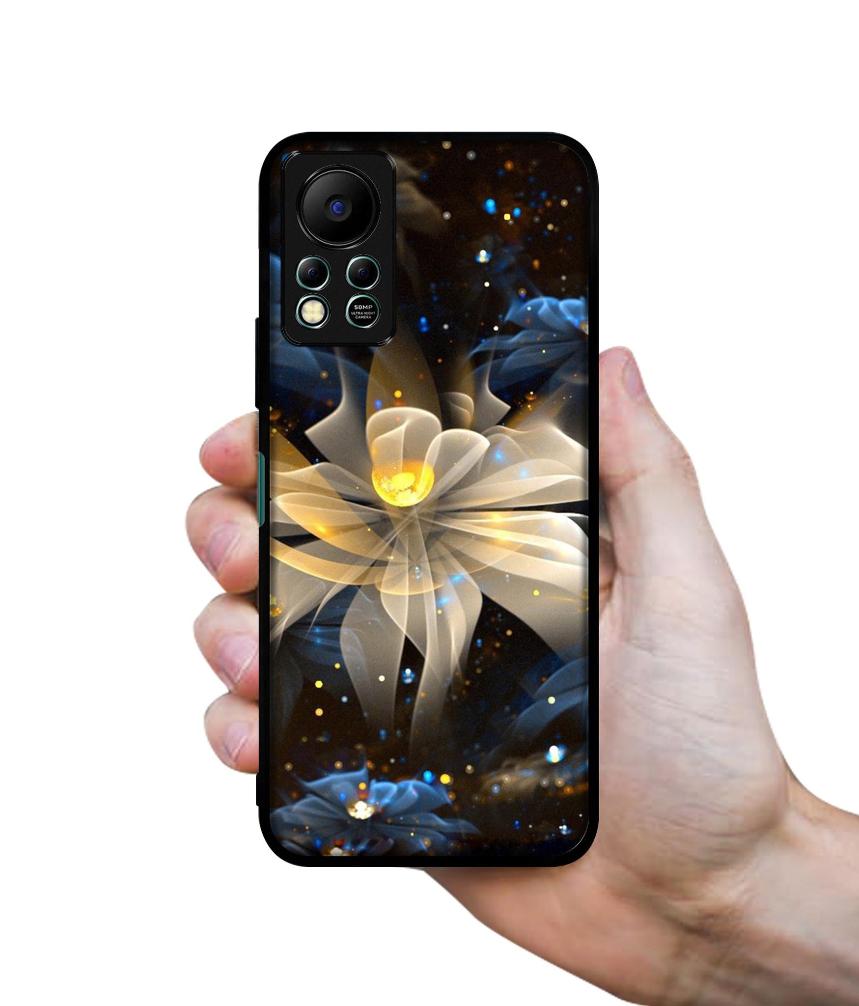 Art Flower Designer 2D Printed Back Case Cover for Infinix Hot 11S 4G