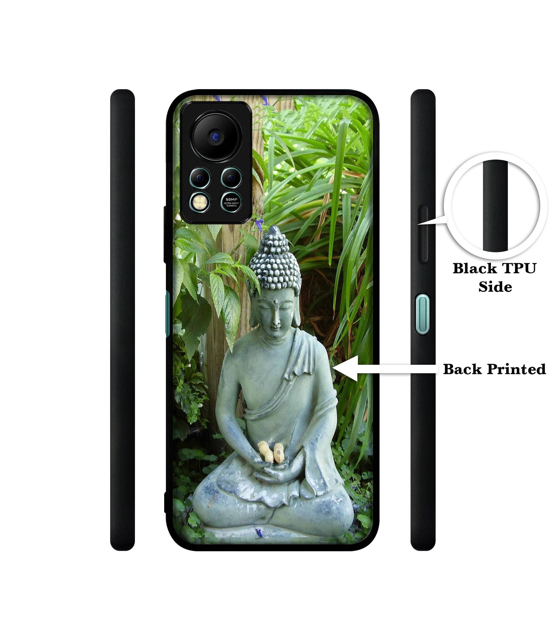 Buddhism Designer 2D Printed Back Case Cover for Infinix Hot 11S 4G