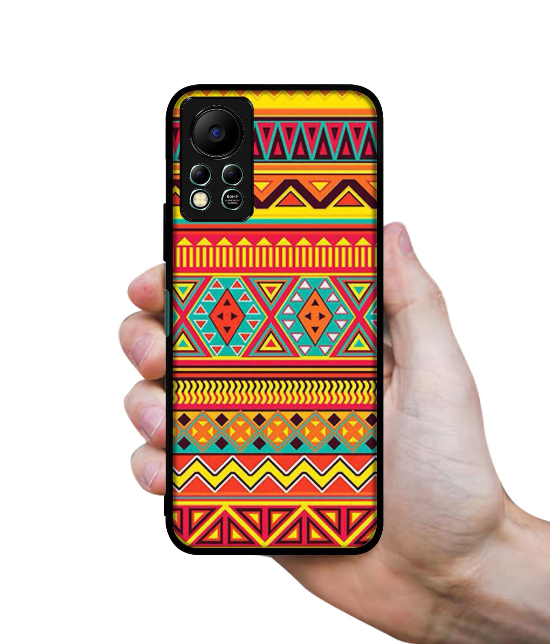 Artistic Rangoli Designer 2D Printed Back Case Cover for Infinix Hot 11S 4G