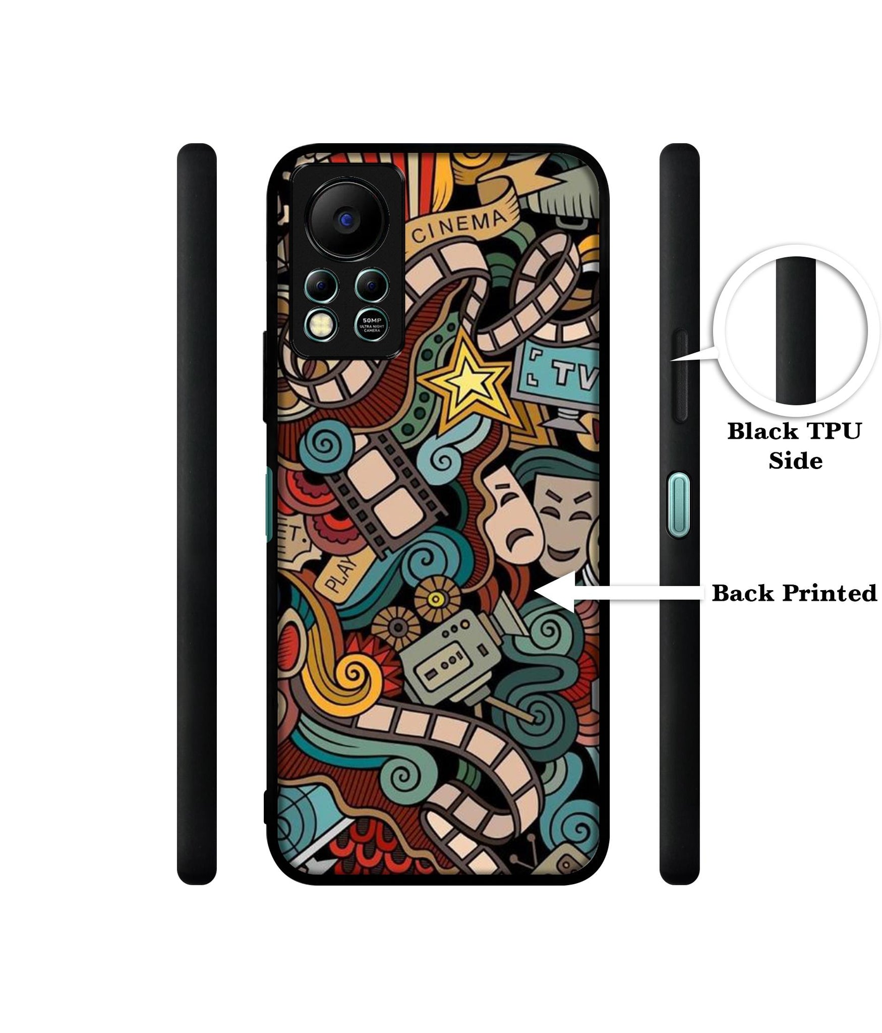 Movies Designer 2D Printed Back Case Cover for Infinix Hot 11S 4G