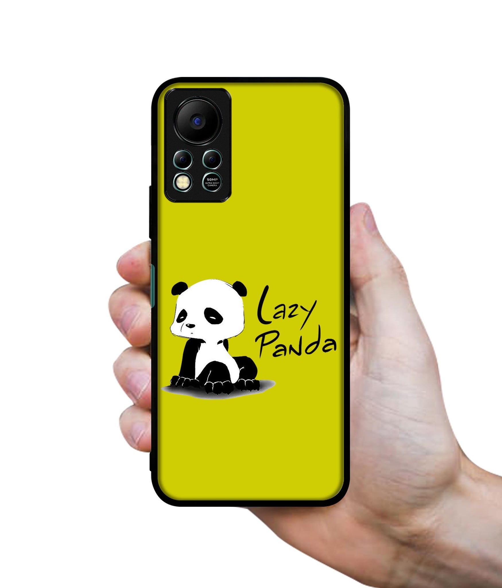 Lazy Panda Designer 2D Printed Back Case Cover for Infinix Hot 11S 4G