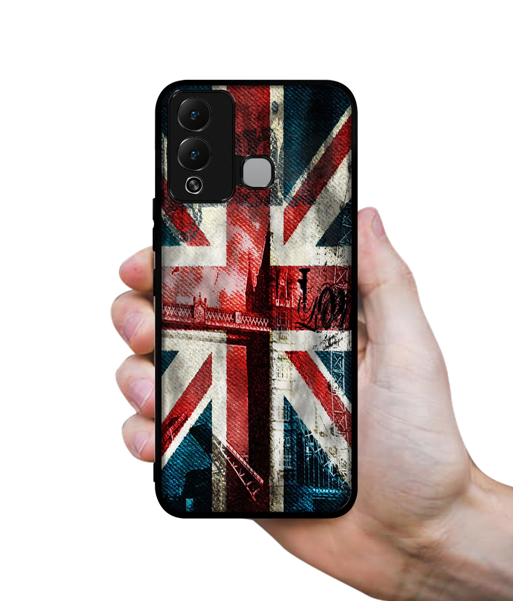 London Flag wallpaper Designer 2D Printed Back Case Cover for Infinix Hot 12 Play 4G