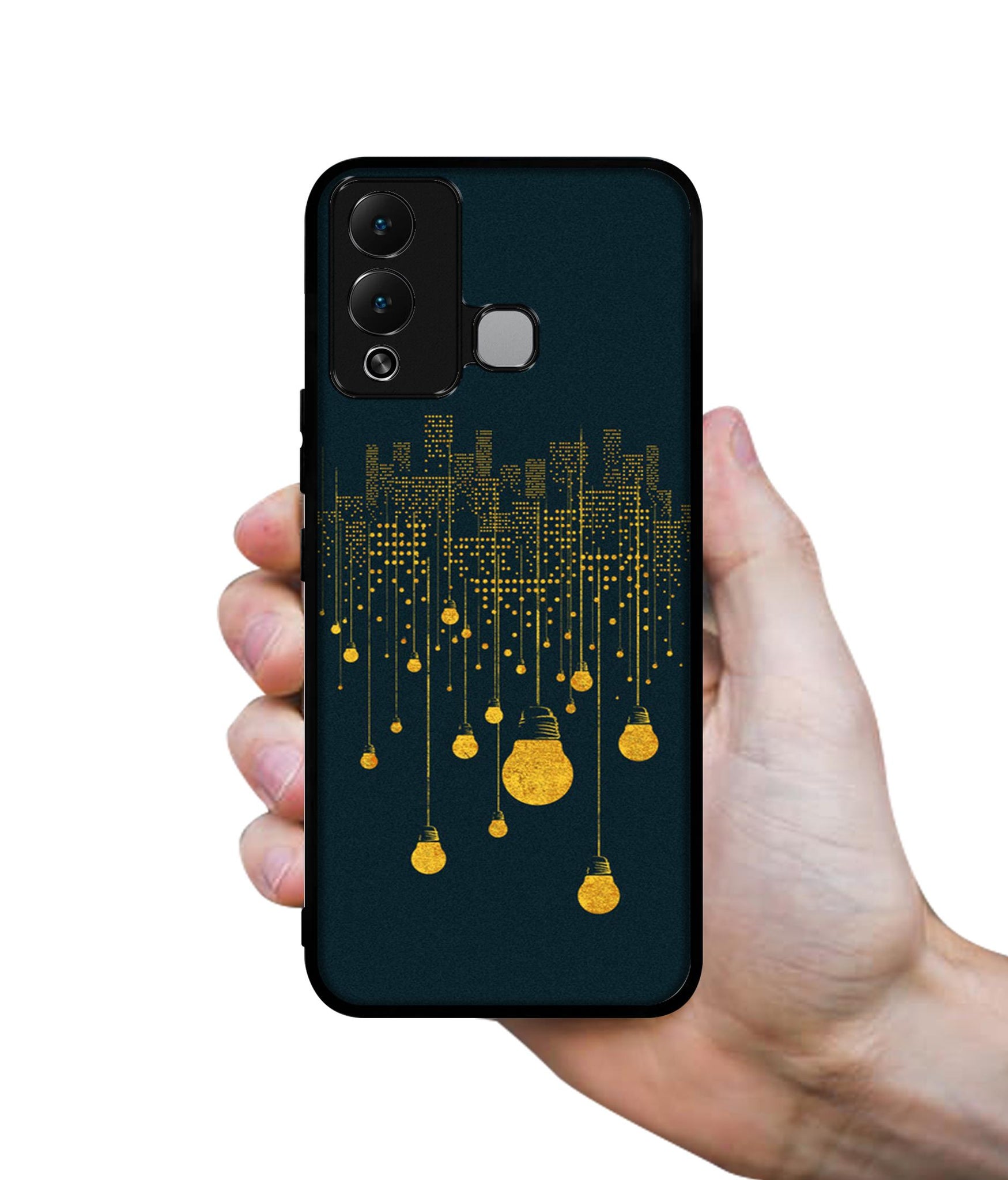 City Light Pattern Designer 2D Printed Back Case Cover for Infinix Hot 12 Play 4G