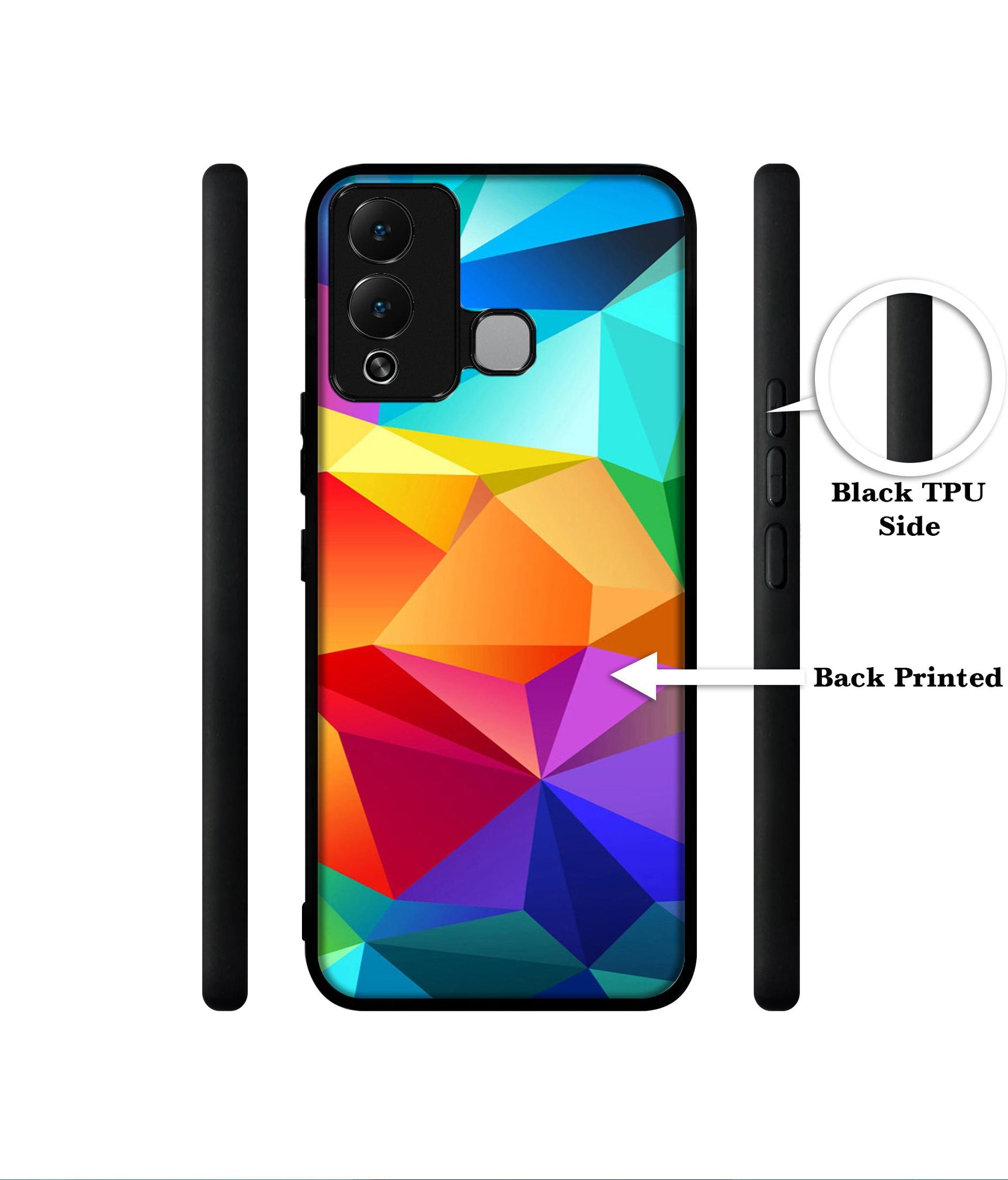 Colorful Pattern Designer 2D Printed Back Case Cover for Infinix Hot 12 Play 4G