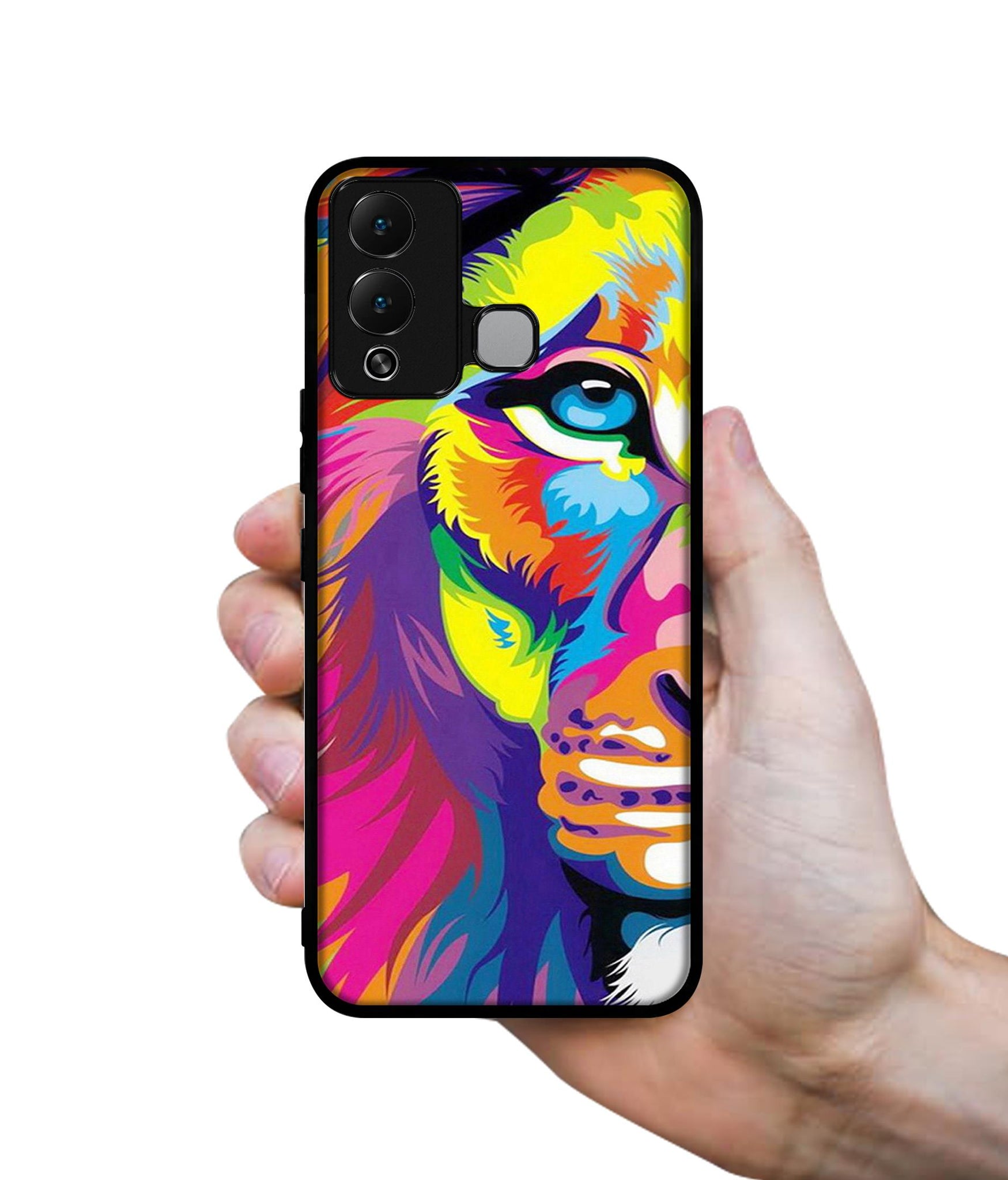 Lion Designer 2D Printed Back Case Cover for Infinix Hot 12 Play 4G